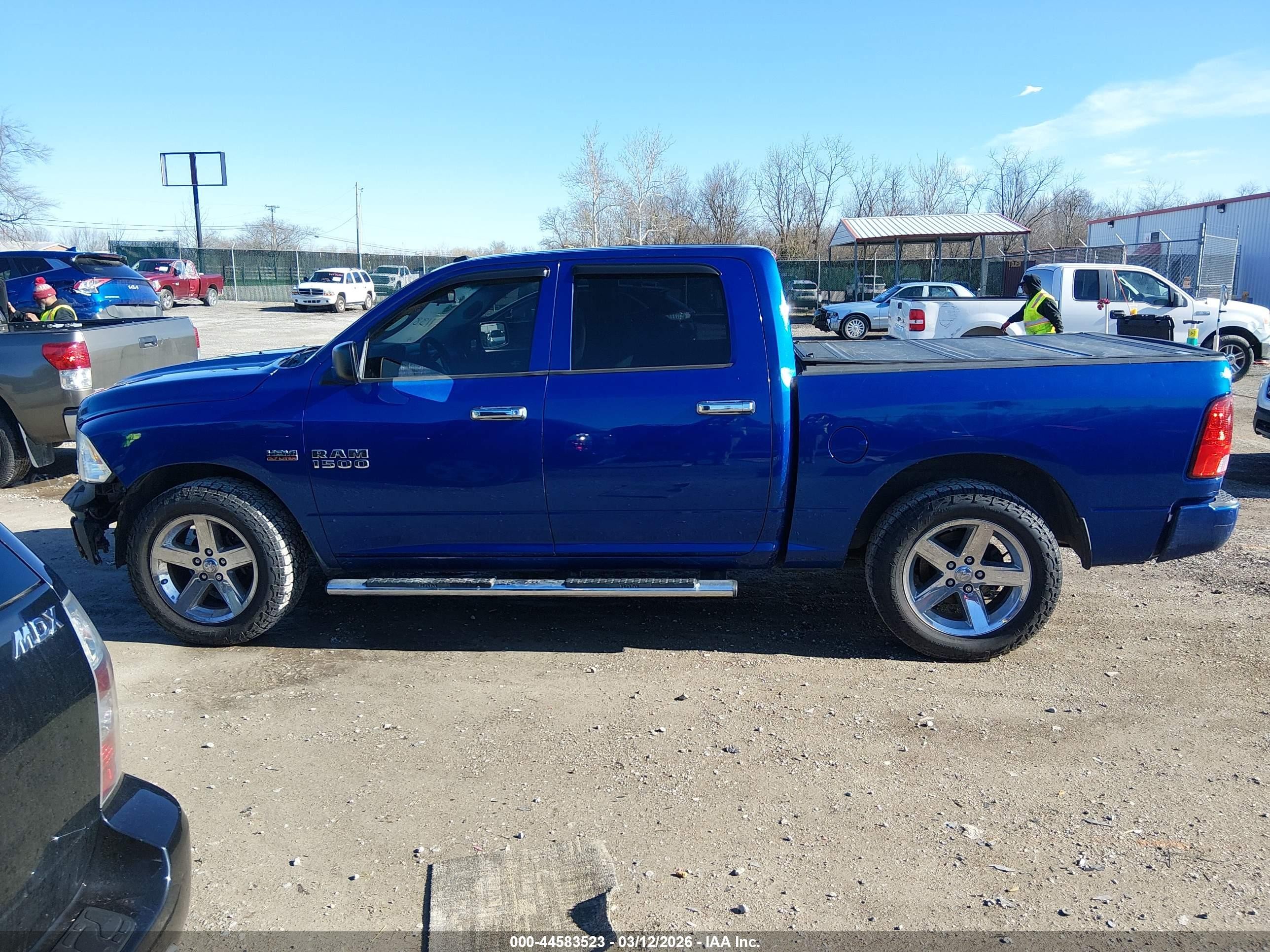 2014 Ram 1500 Express Blue vin: 3C6RR6KT9EG254758