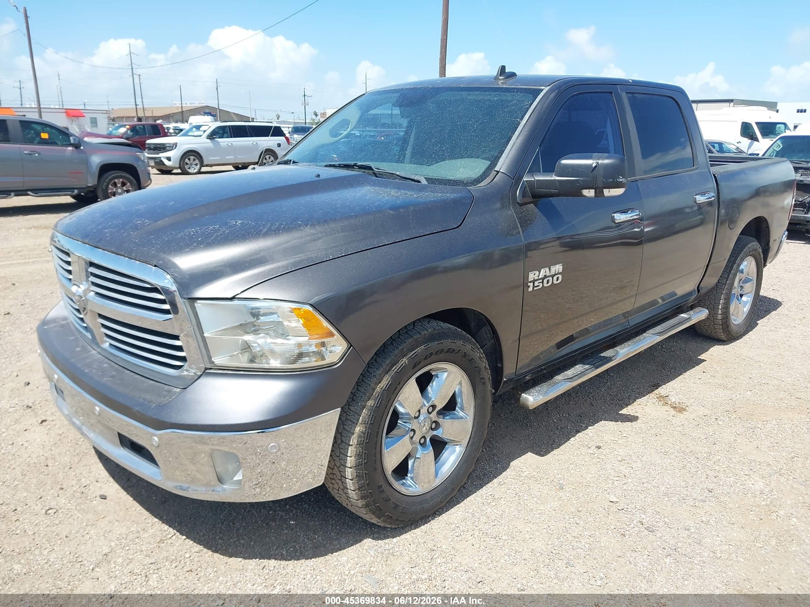 2017 Ram 1500 Lone Star  4x2 5'7 Box Gray vin: 3C6RR6LT0HG542364