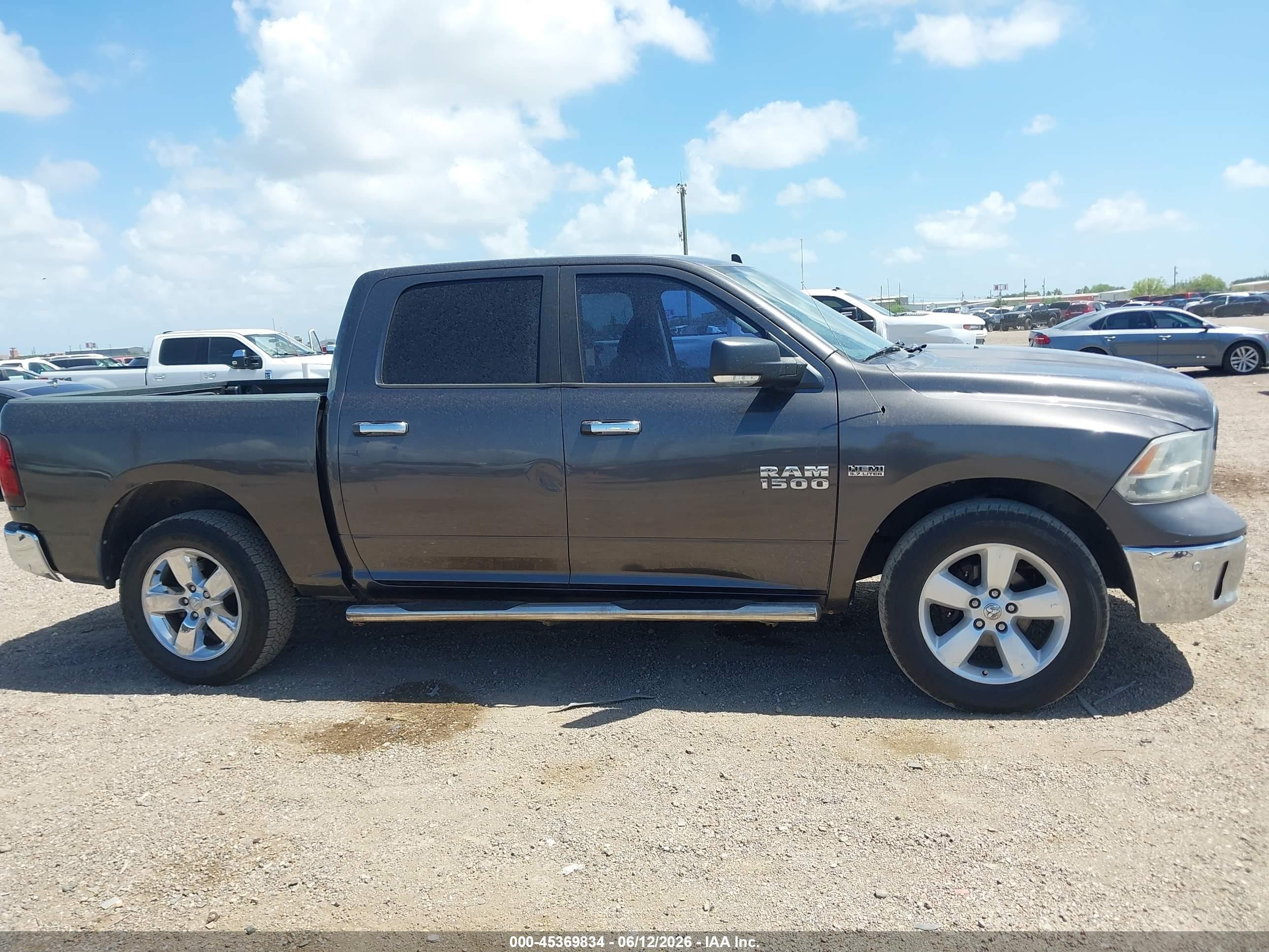 2017 Ram 1500 Lone Star  4x2 5'7 Box Gray vin: 3C6RR6LT0HG542364