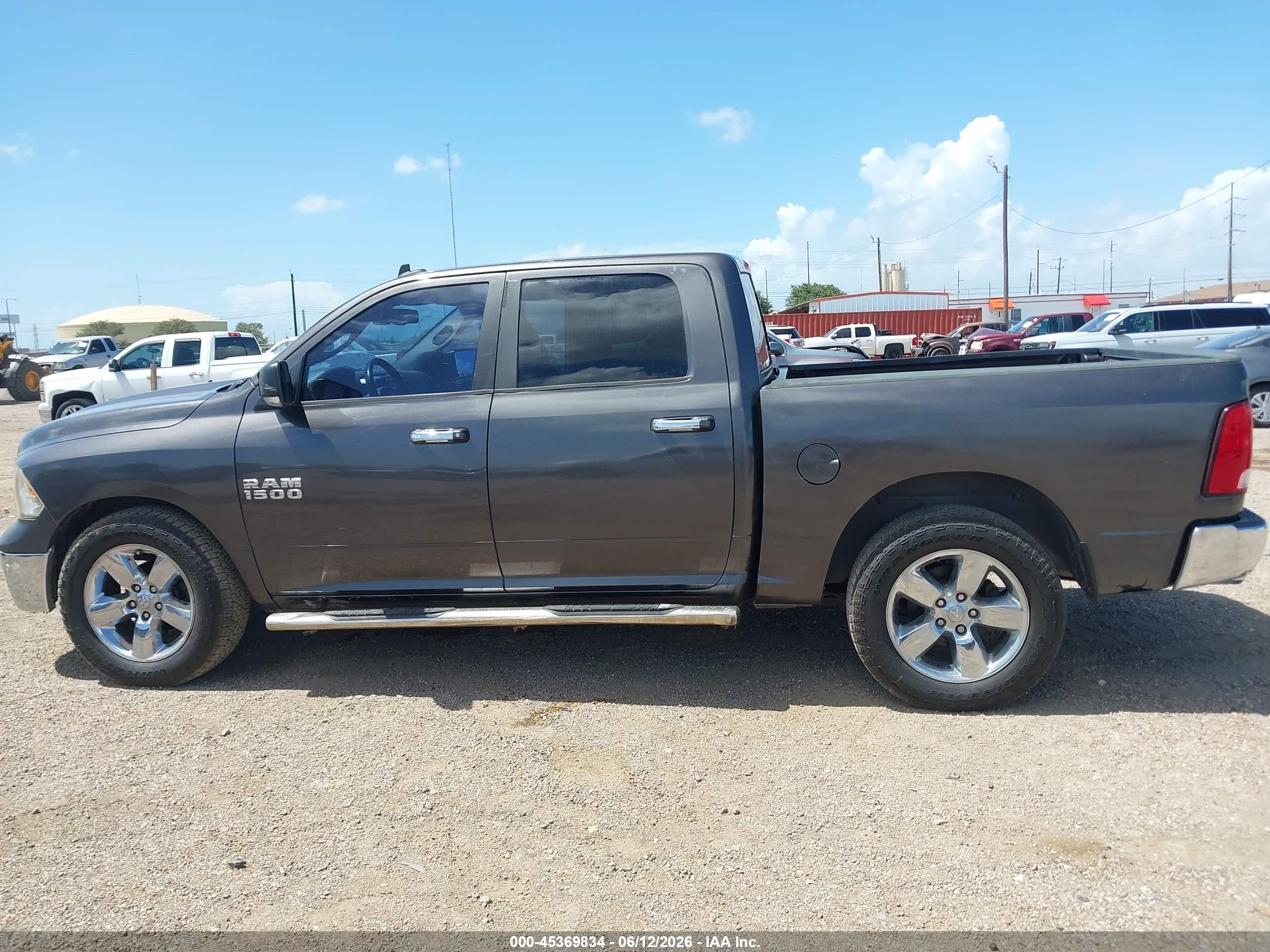 2017 Ram 1500 Lone Star  4x2 5'7 Box Gray vin: 3C6RR6LT0HG542364
