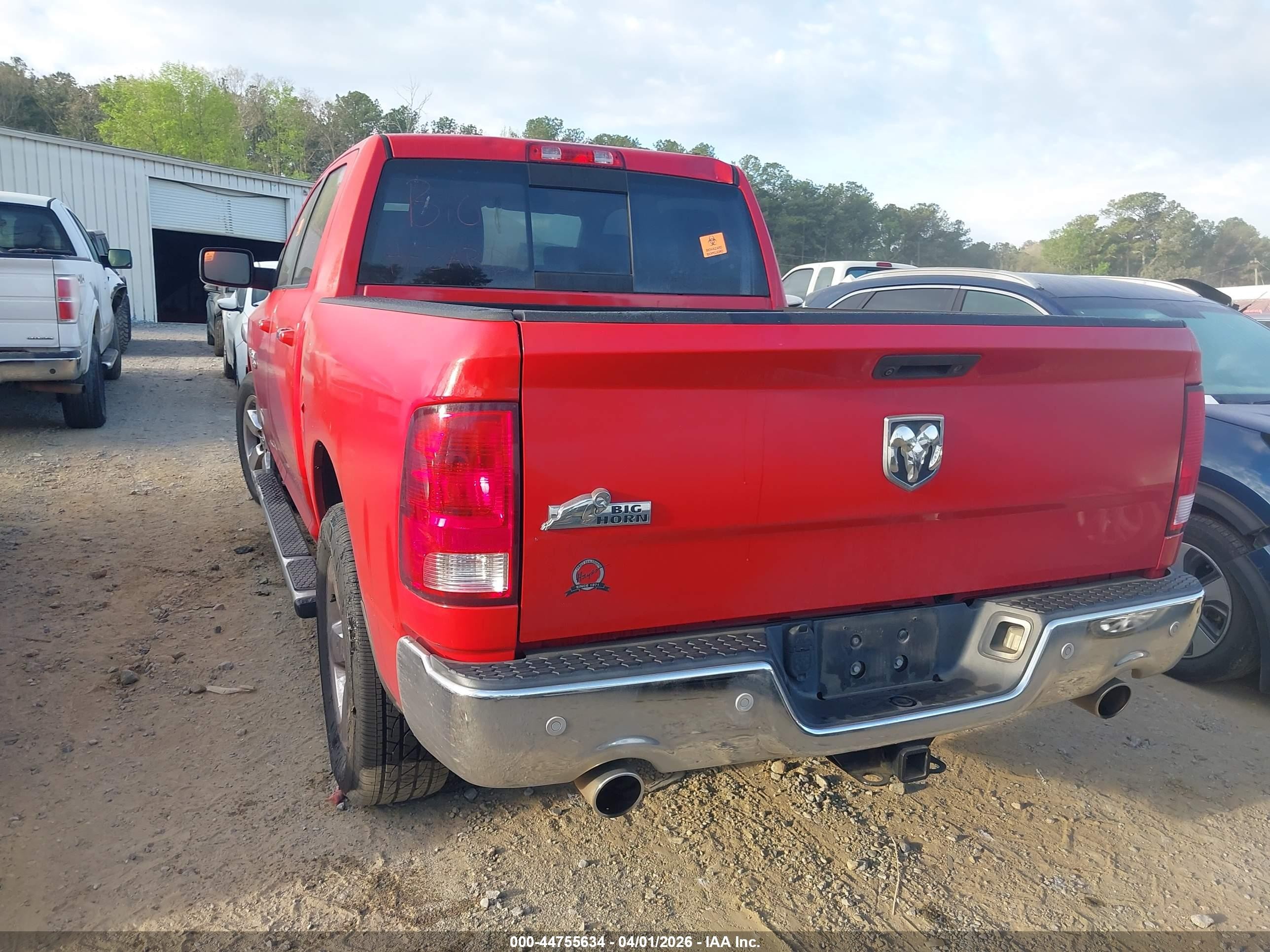 2016 Ram 1500 Big Horn Red vin: 3C6RR6LT8GG360278