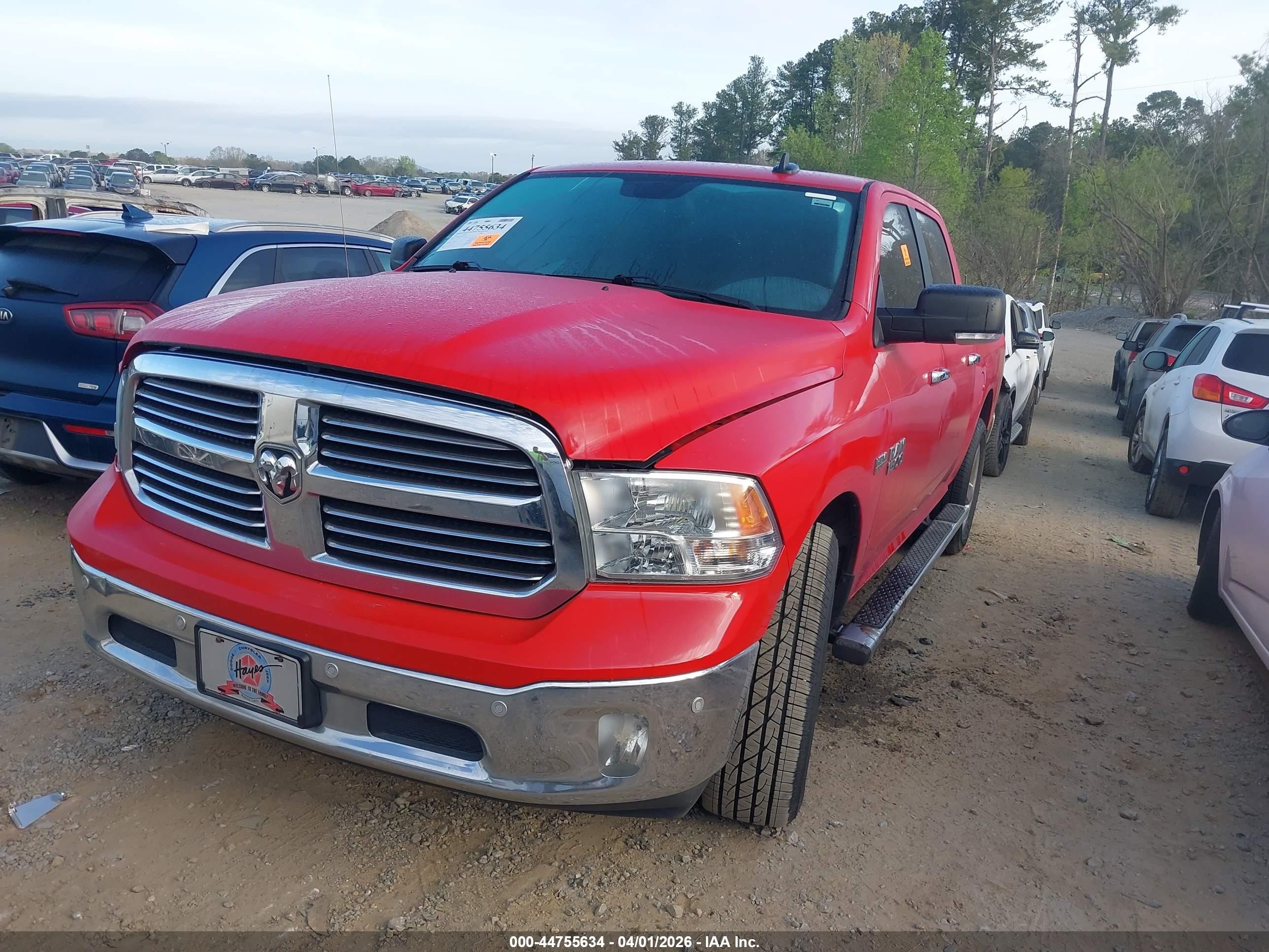 2016 Ram 1500 Big Horn Red vin: 3C6RR6LT8GG360278