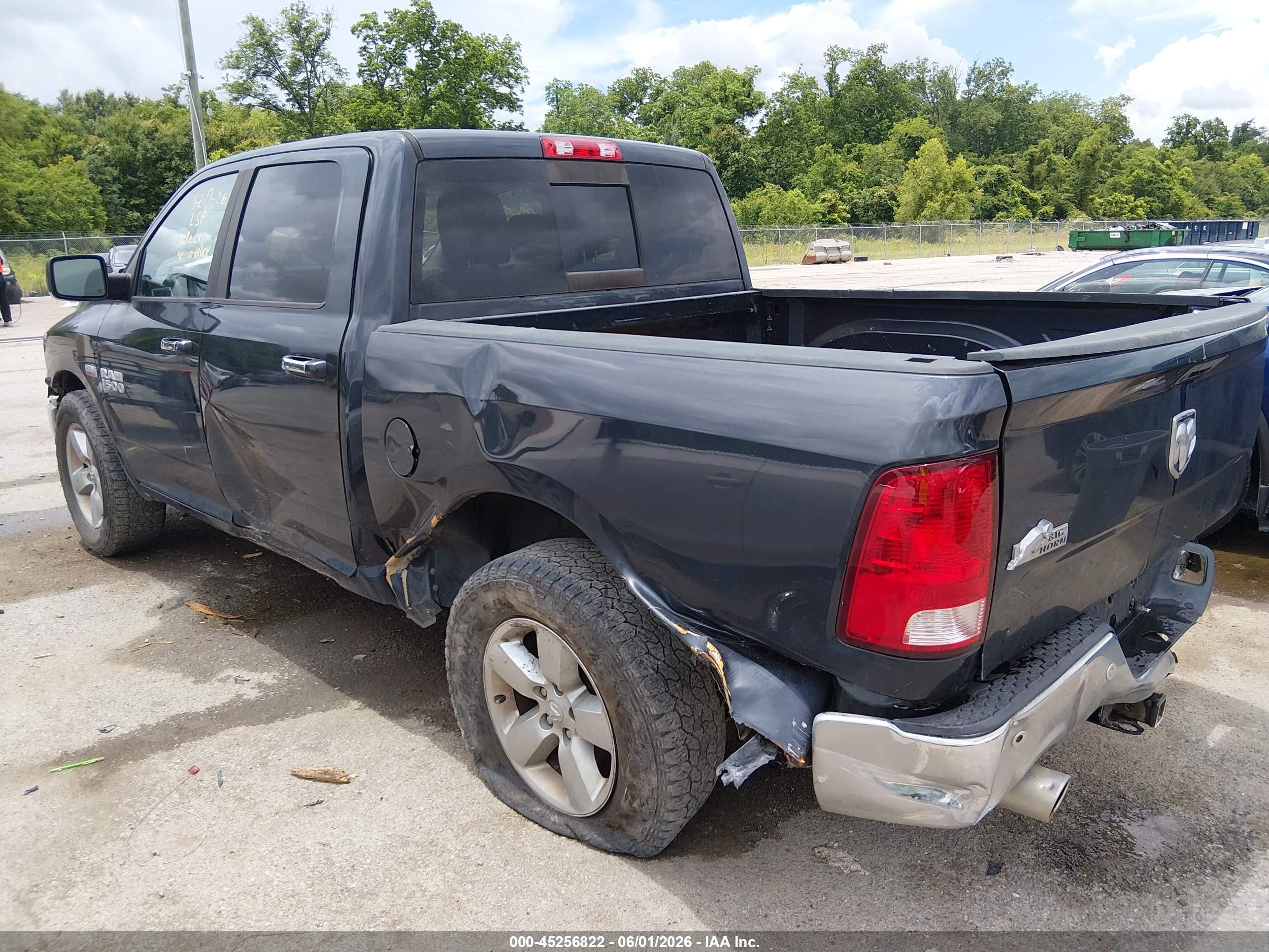 2016 Ram 1500 Big Horn Black vin: 3C6RR6LT8GG370728
