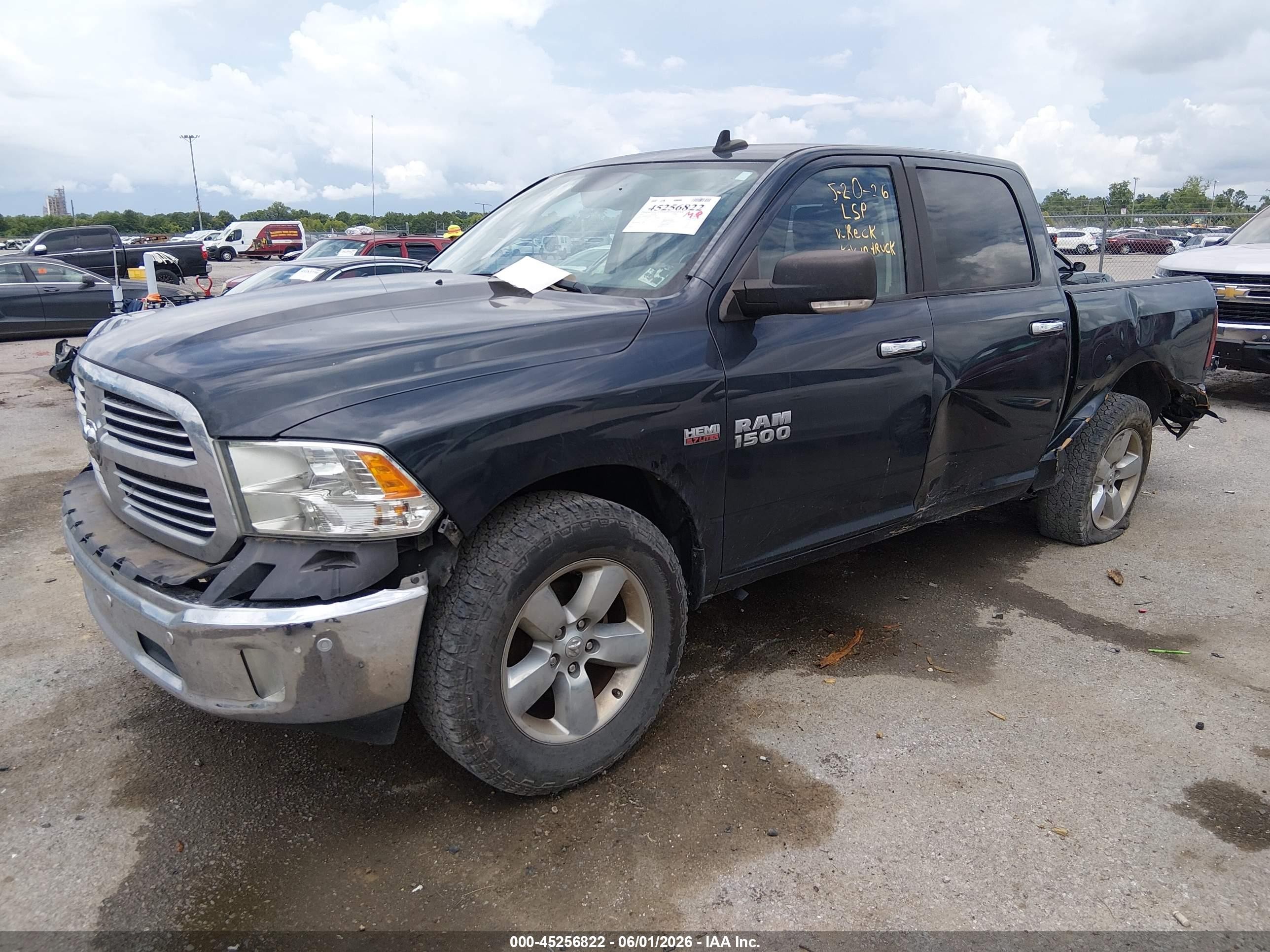 2016 Ram 1500 Big Horn Black vin: 3C6RR6LT8GG370728
