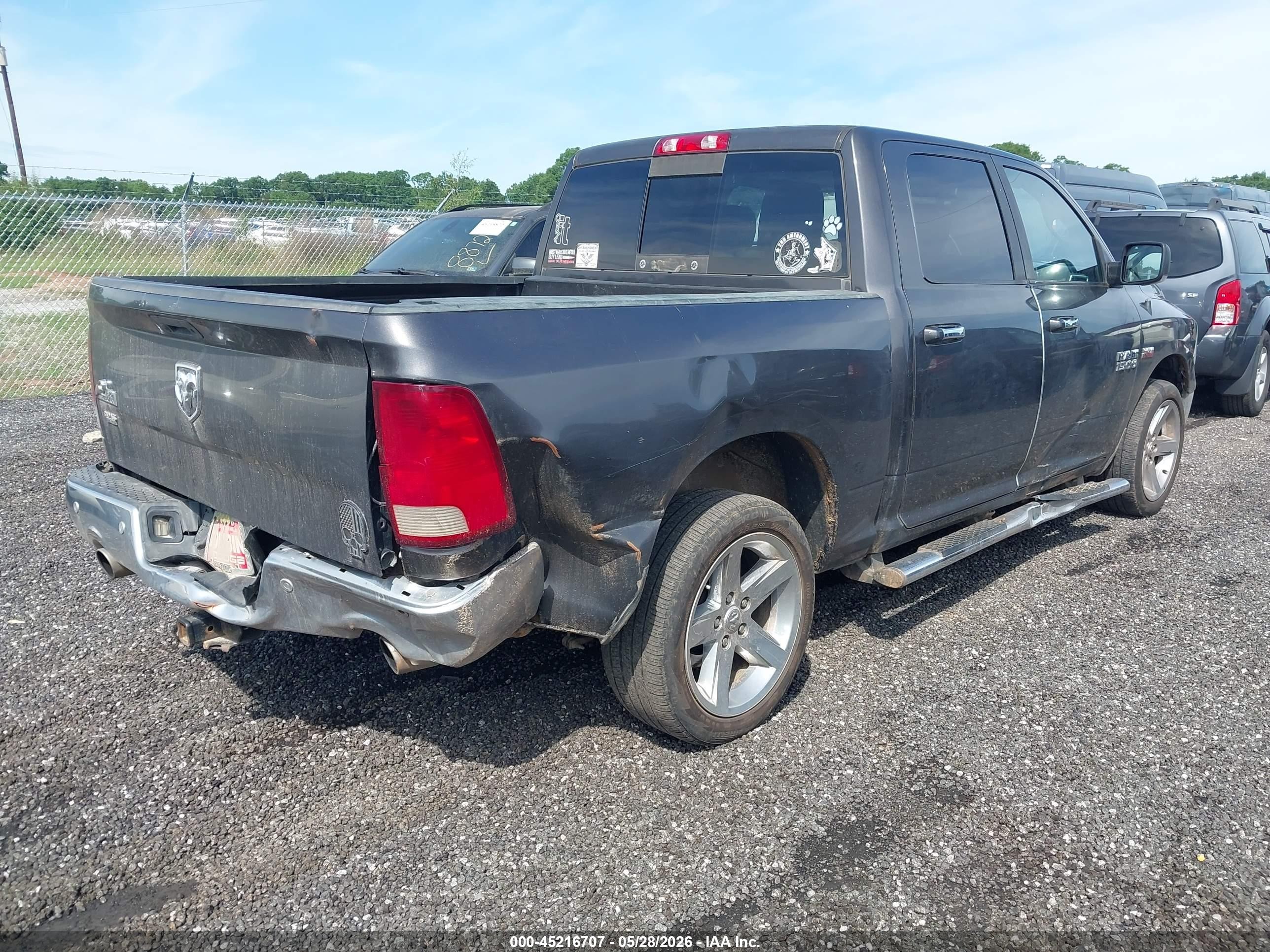 2018 Ram 1500 Big Horn  4x2 5'7 Box Gray vin: 3C6RR6LTXJG195258