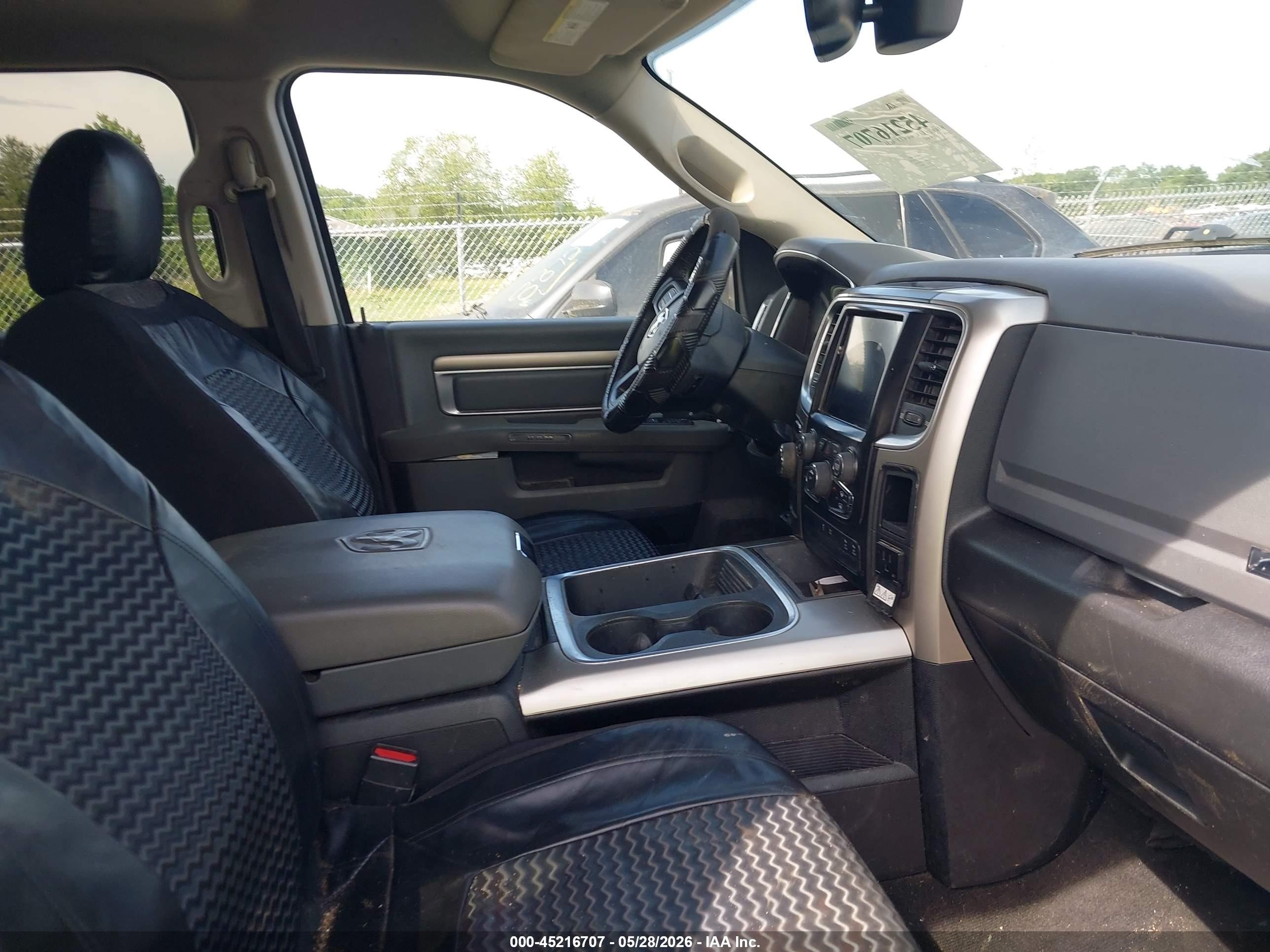 2018 Ram 1500 Big Horn  4x2 5'7 Box Gray vin: 3C6RR6LTXJG195258