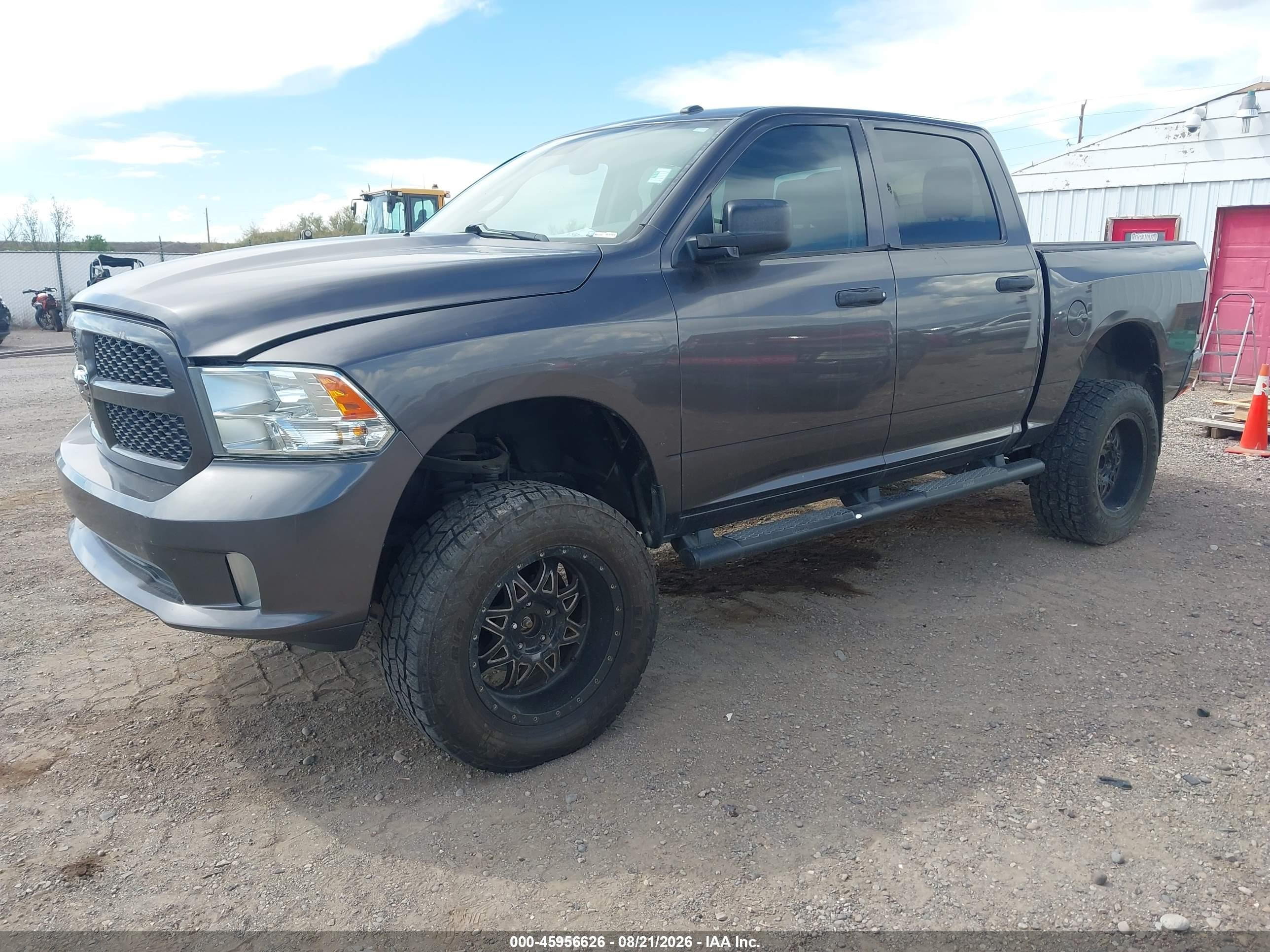 2015 Ram 1500 Express Silver vin: 3C6RR7KT0FG700805