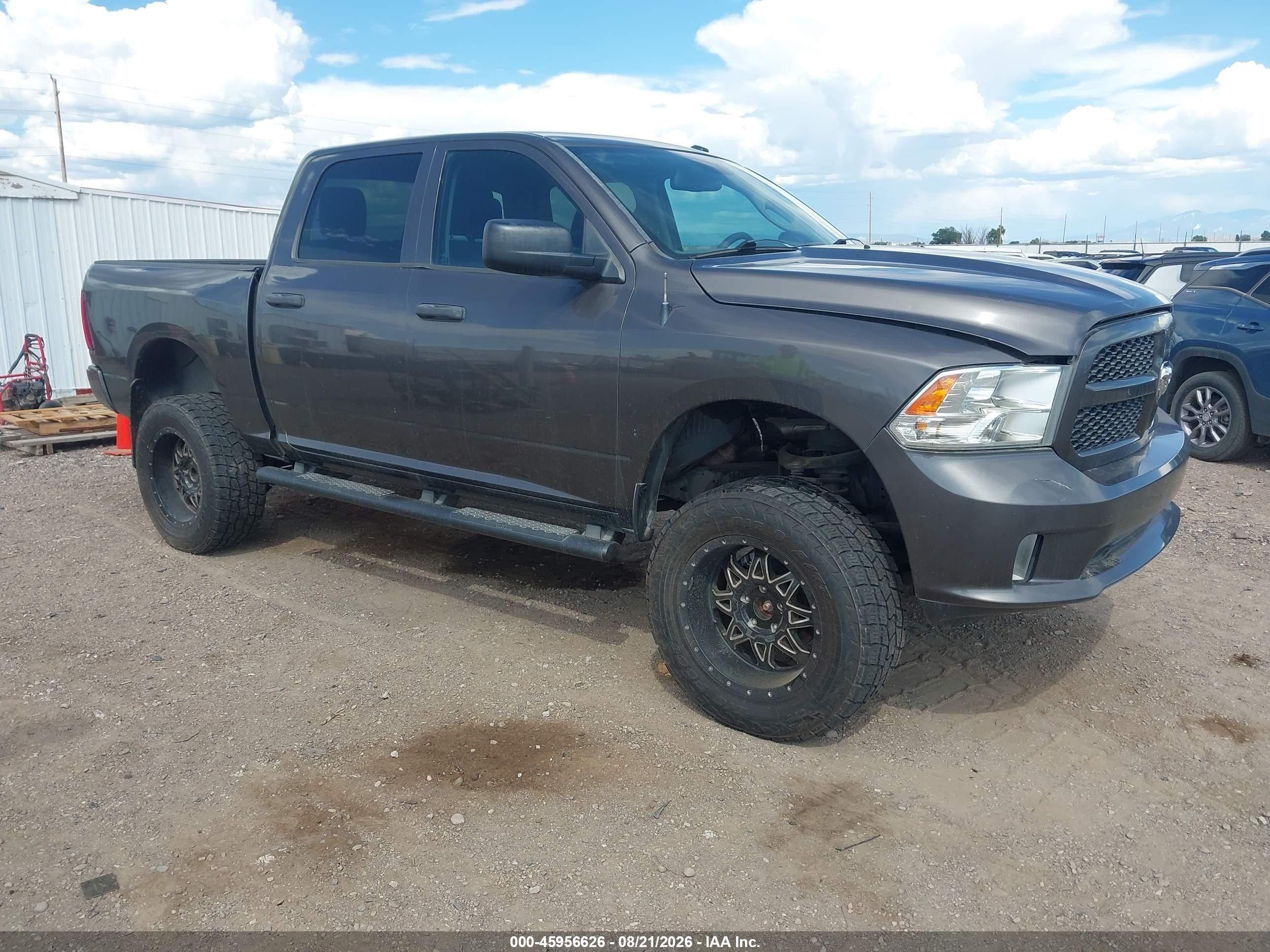2015 Ram 1500 Express Silver vin: 3C6RR7KT0FG700805