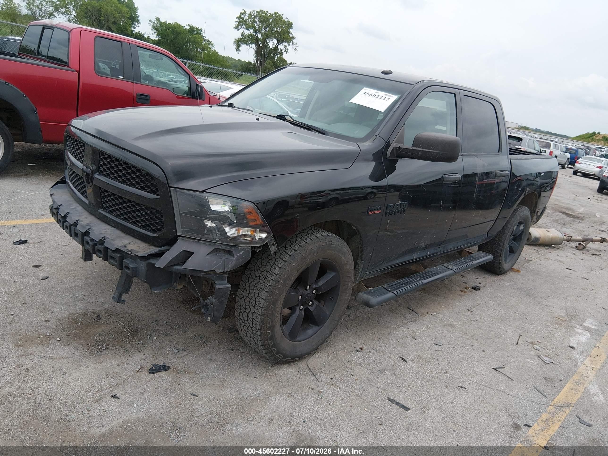 2015 Ram 1500 Express Black vin: 3C6RR7KT4FG676010