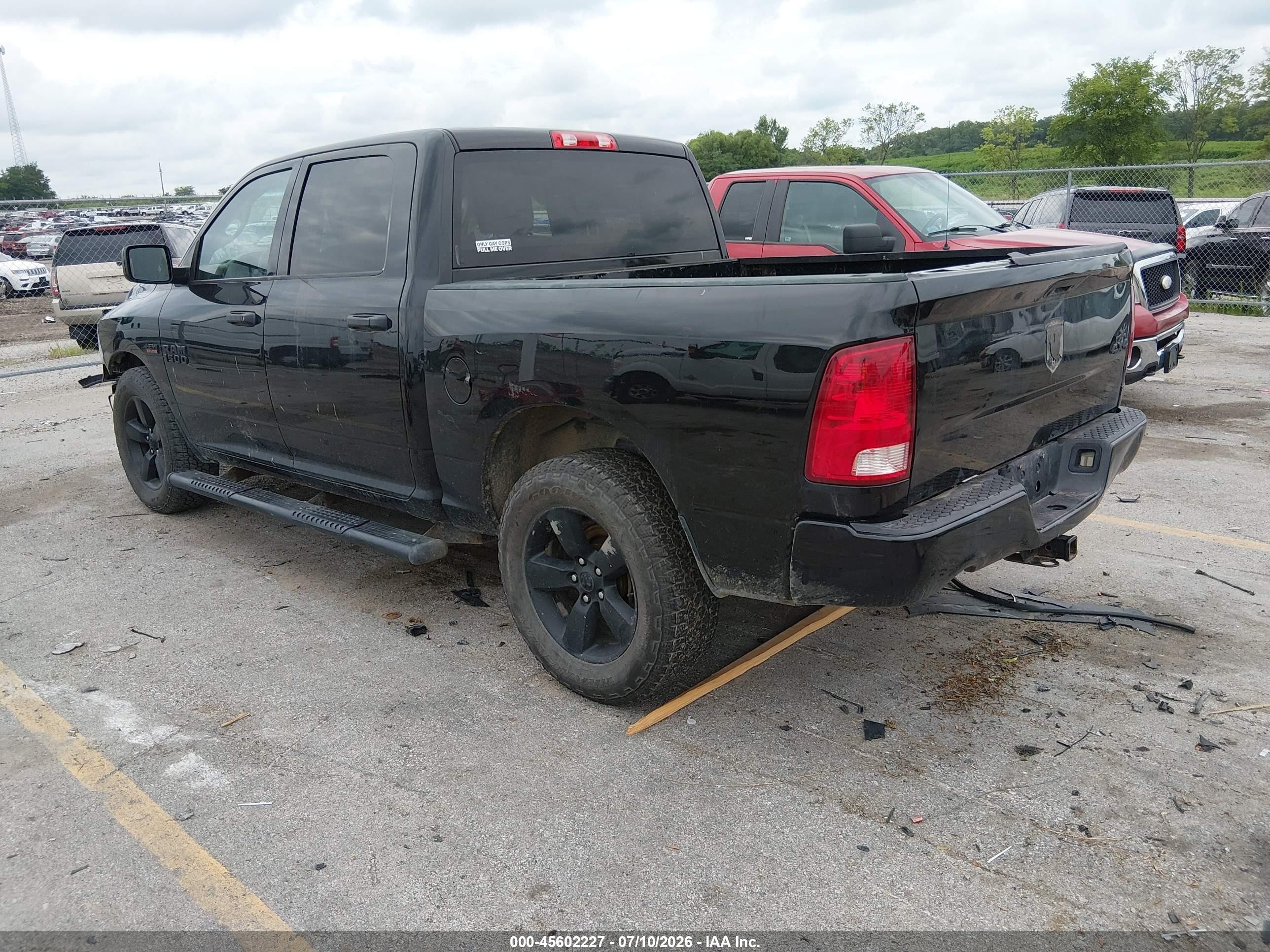 2015 Ram 1500 Express Black vin: 3C6RR7KT4FG676010