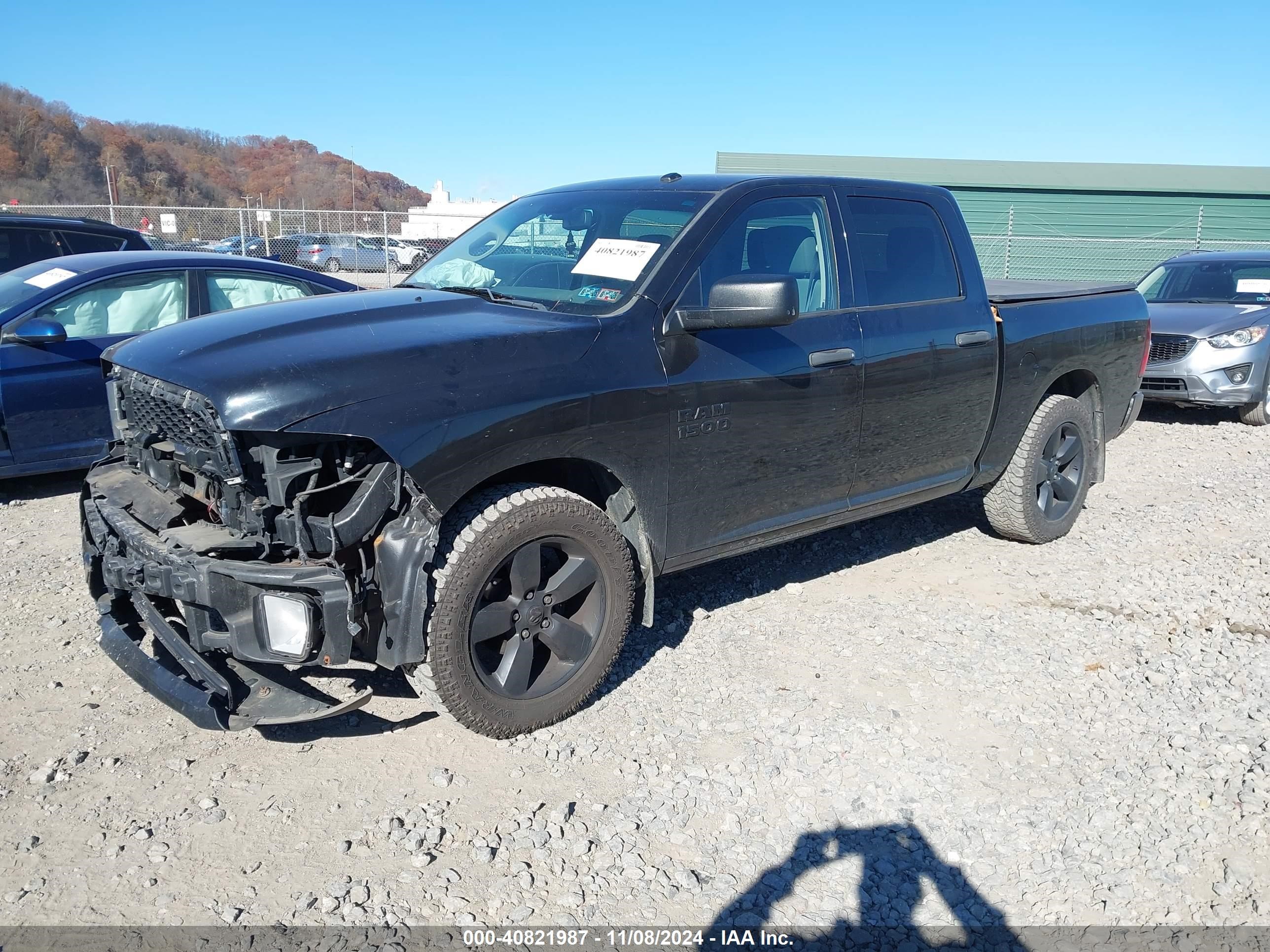 2015 Ram 1500 Express Black vin: 3C6RR7KT5FG676808