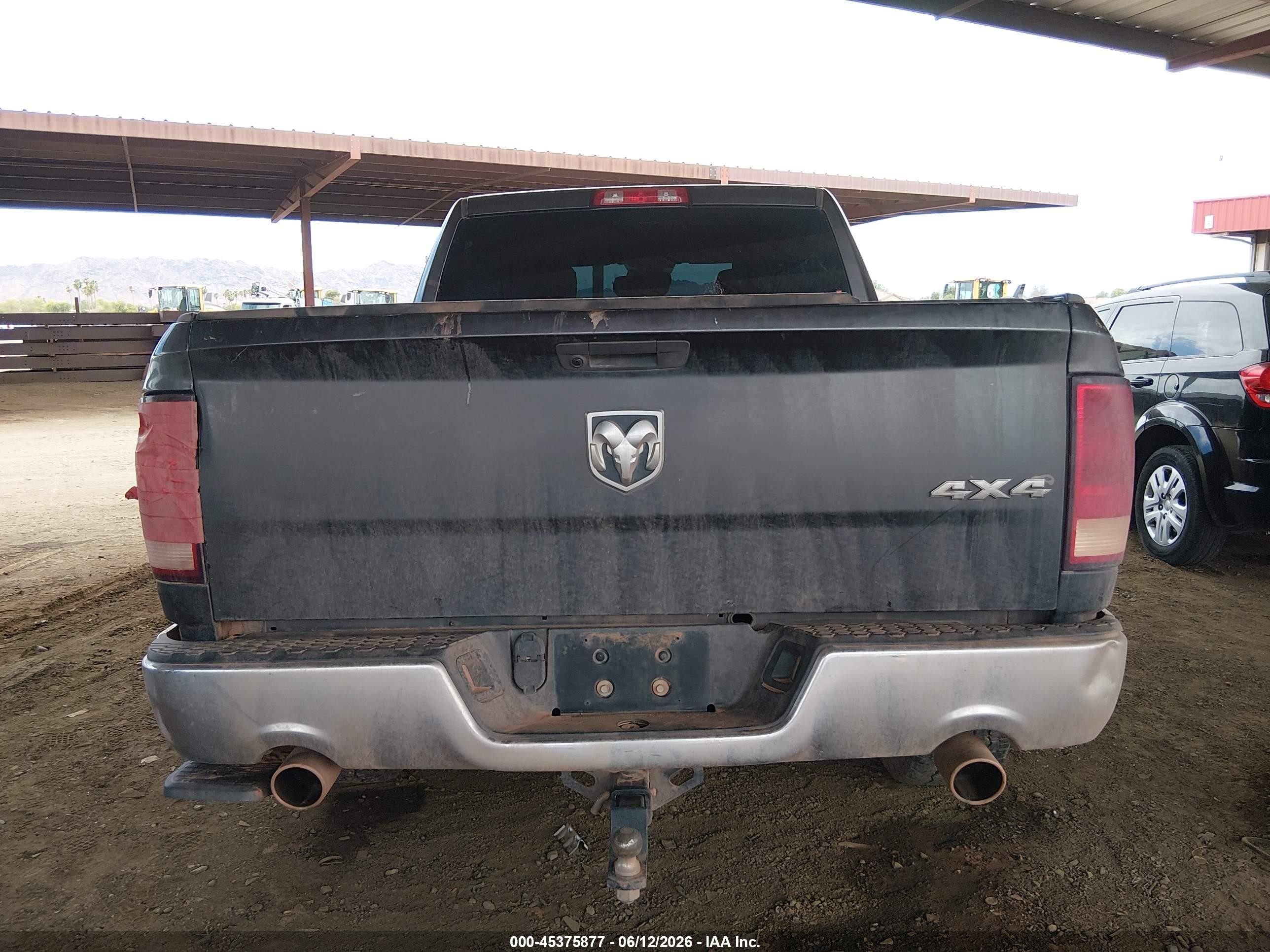2021 Ram 1500 Classic Tradesman  4x4 5'7 Box Gray vin: 3C6RR7KT5MG665319