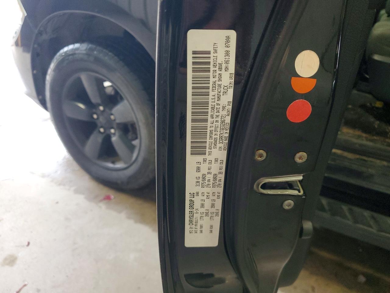 2014 Ram 1500 St Black vin: 3C6RR7KT6EG286721