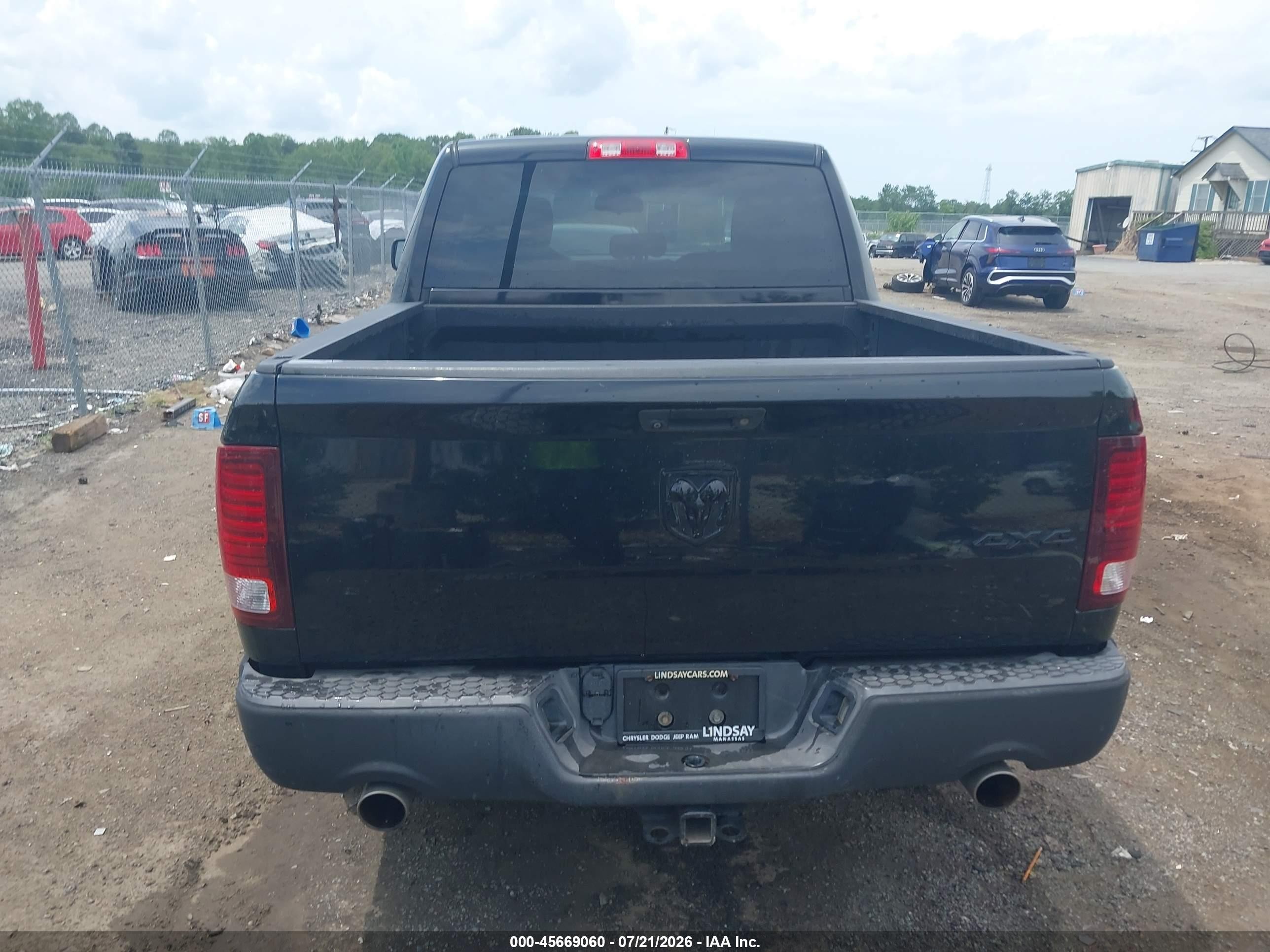 2014 Ram 1500 Express Black vin: 3C6RR7KT7EG289143