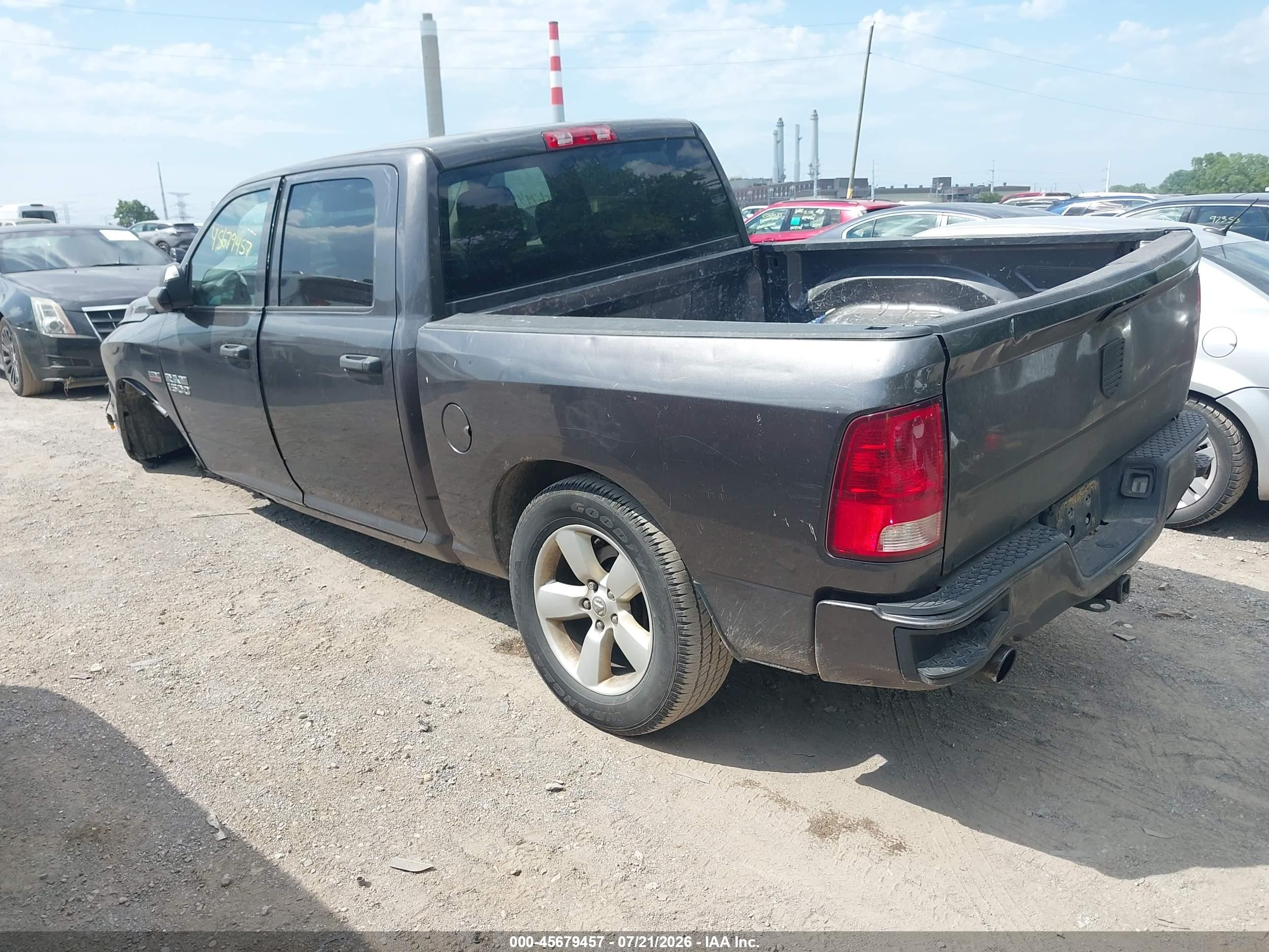 2015 Ram 1500 Express Gray vin: 3C6RR7KTXFG700410