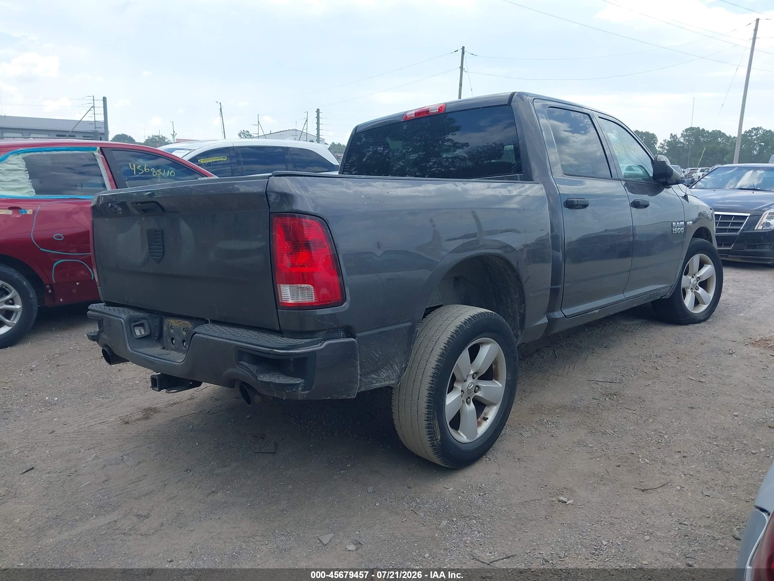 2015 Ram 1500 Express Gray vin: 3C6RR7KTXFG700410