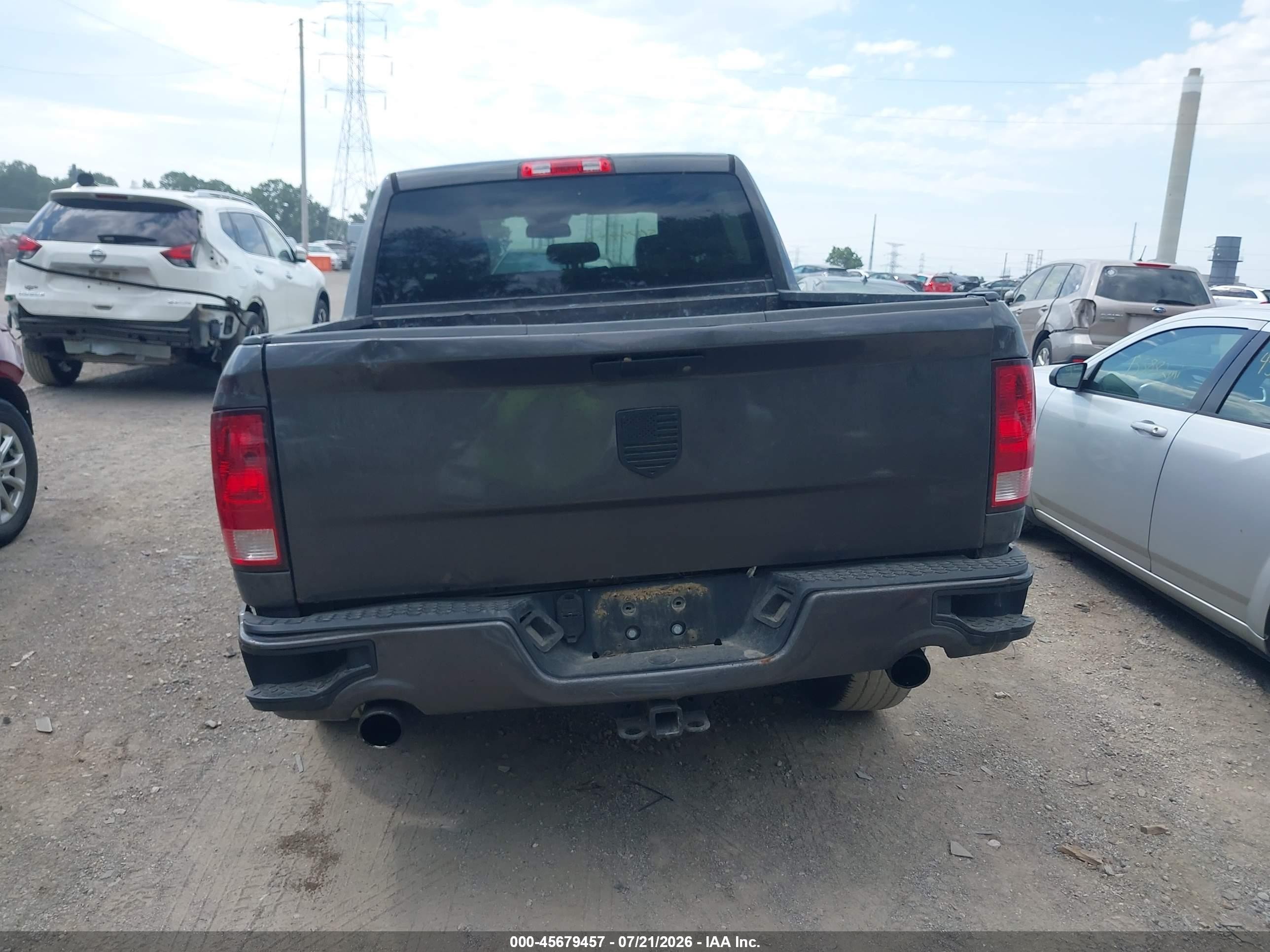 2015 Ram 1500 Express Gray vin: 3C6RR7KTXFG700410