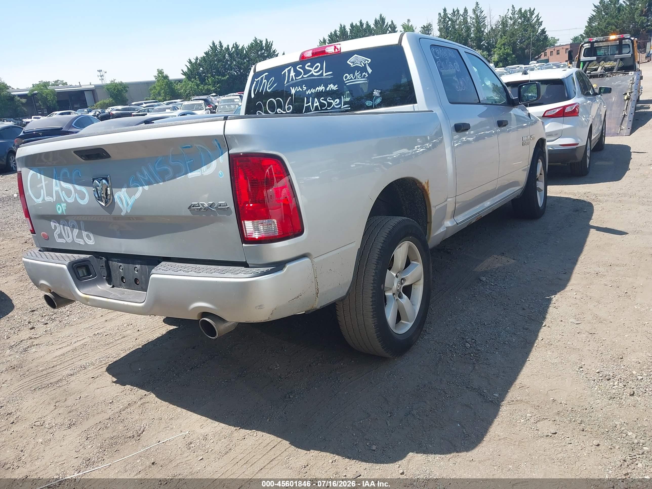 2015 Ram 1500 Express Gray vin: 3C6RR7KTXFG700424