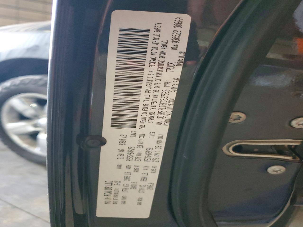 2015 Ram 1500 Slt Blue vin: 3C6RR7LT0FG597562