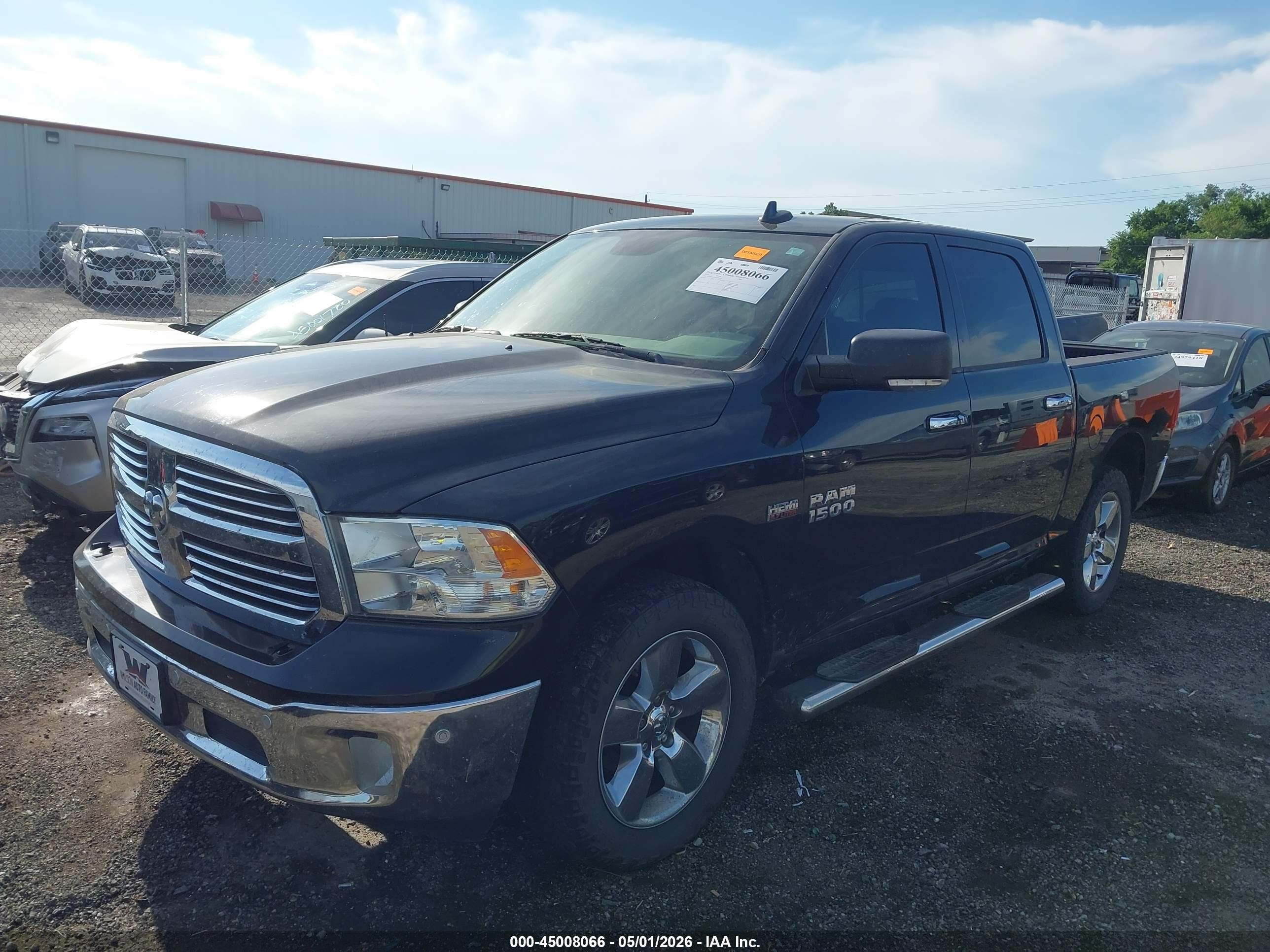 2016 Ram 1500 Big Horn Black vin: 3C6RR7LT0GG263078