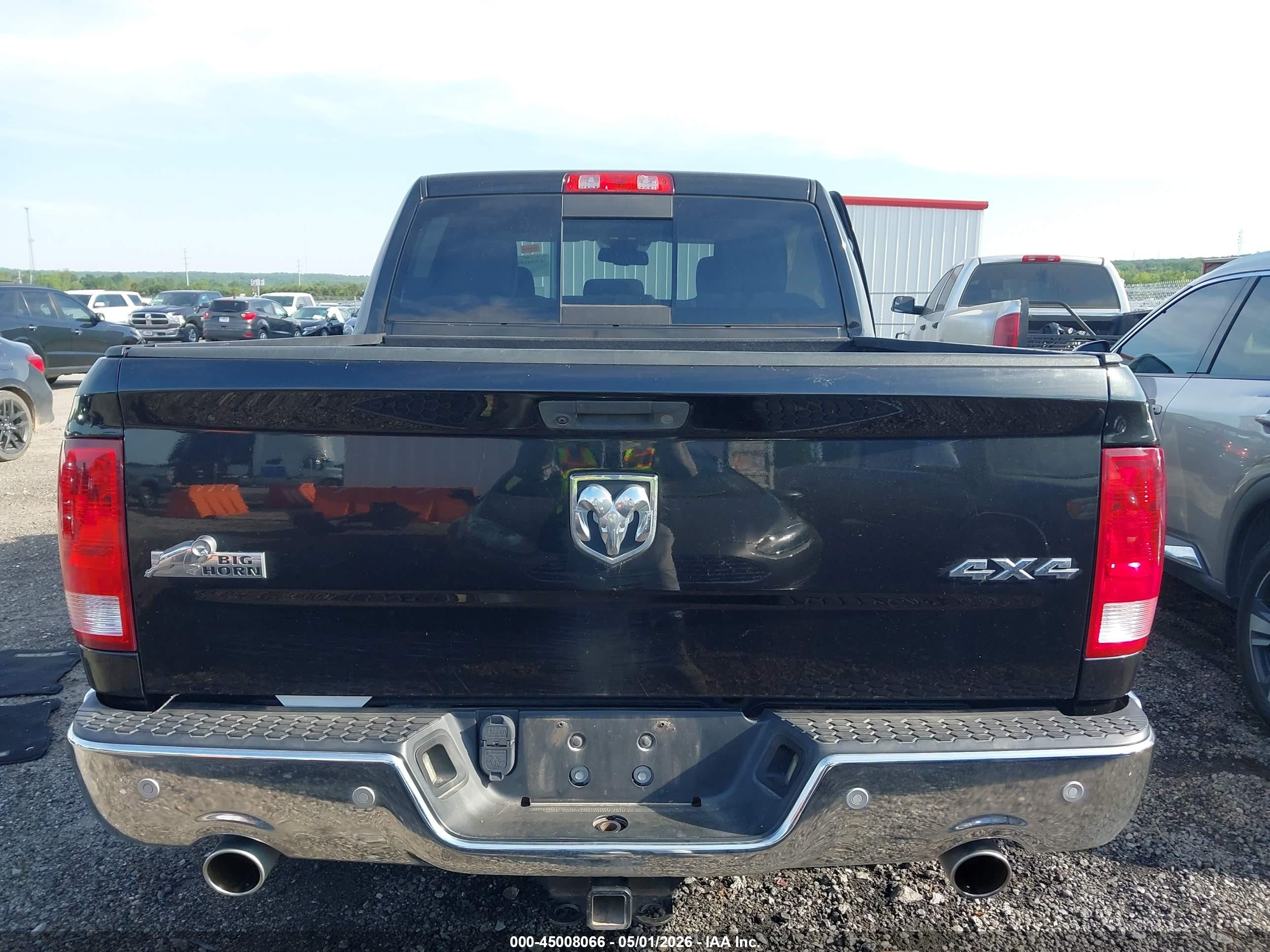 2016 Ram 1500 Big Horn Black vin: 3C6RR7LT0GG263078