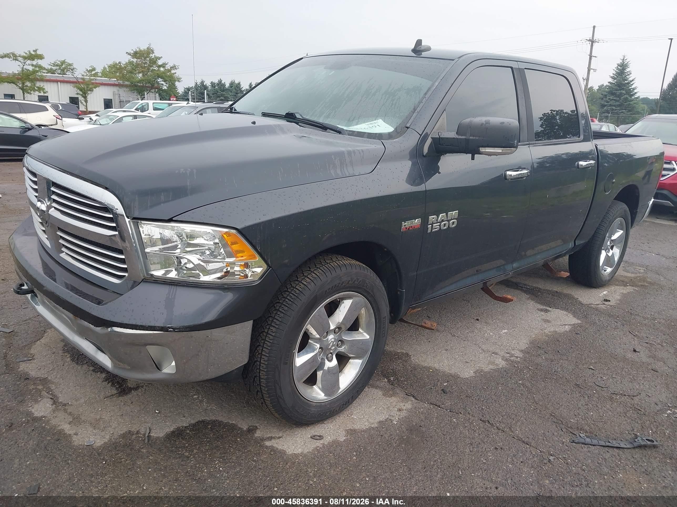 2015 Ram 1500 Big Horn Gray vin: 3C6RR7LT1FG709687