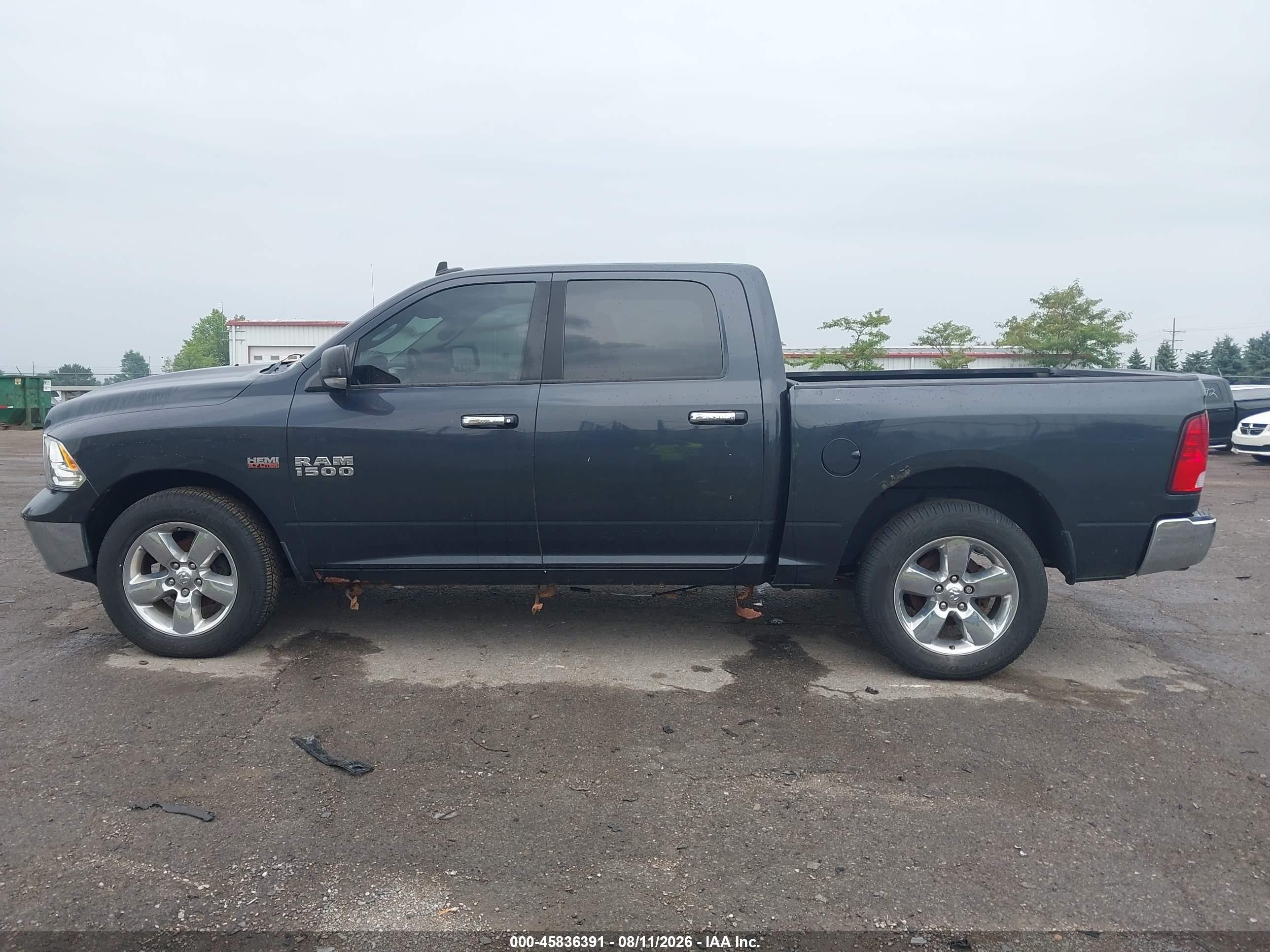 2015 Ram 1500 Big Horn Gray vin: 3C6RR7LT1FG709687