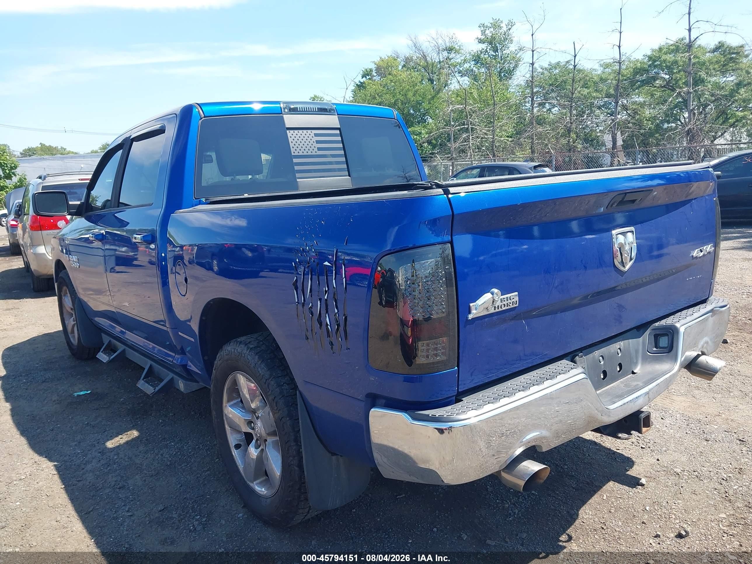 2015 Ram 1500   Blue vin: 3C6RR7LT1FG711875