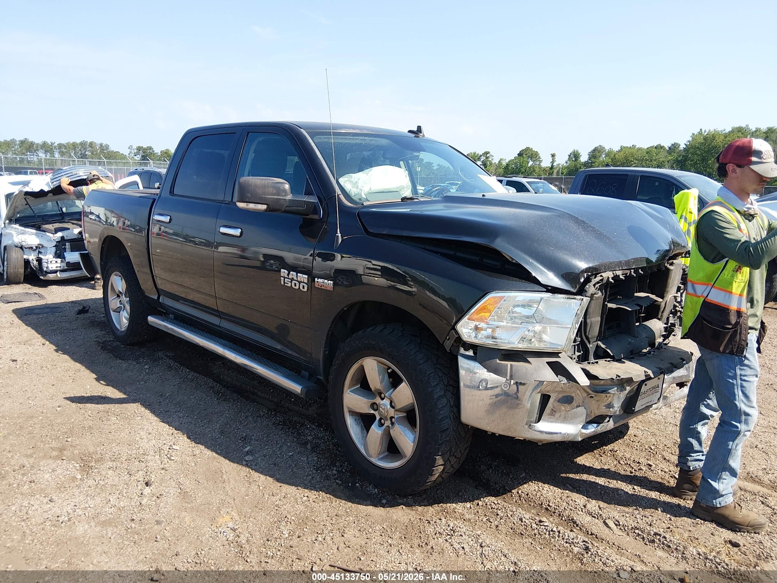 2016 Ram 1500 Big Horn Black vin: 3C6RR7LT2GG241230
