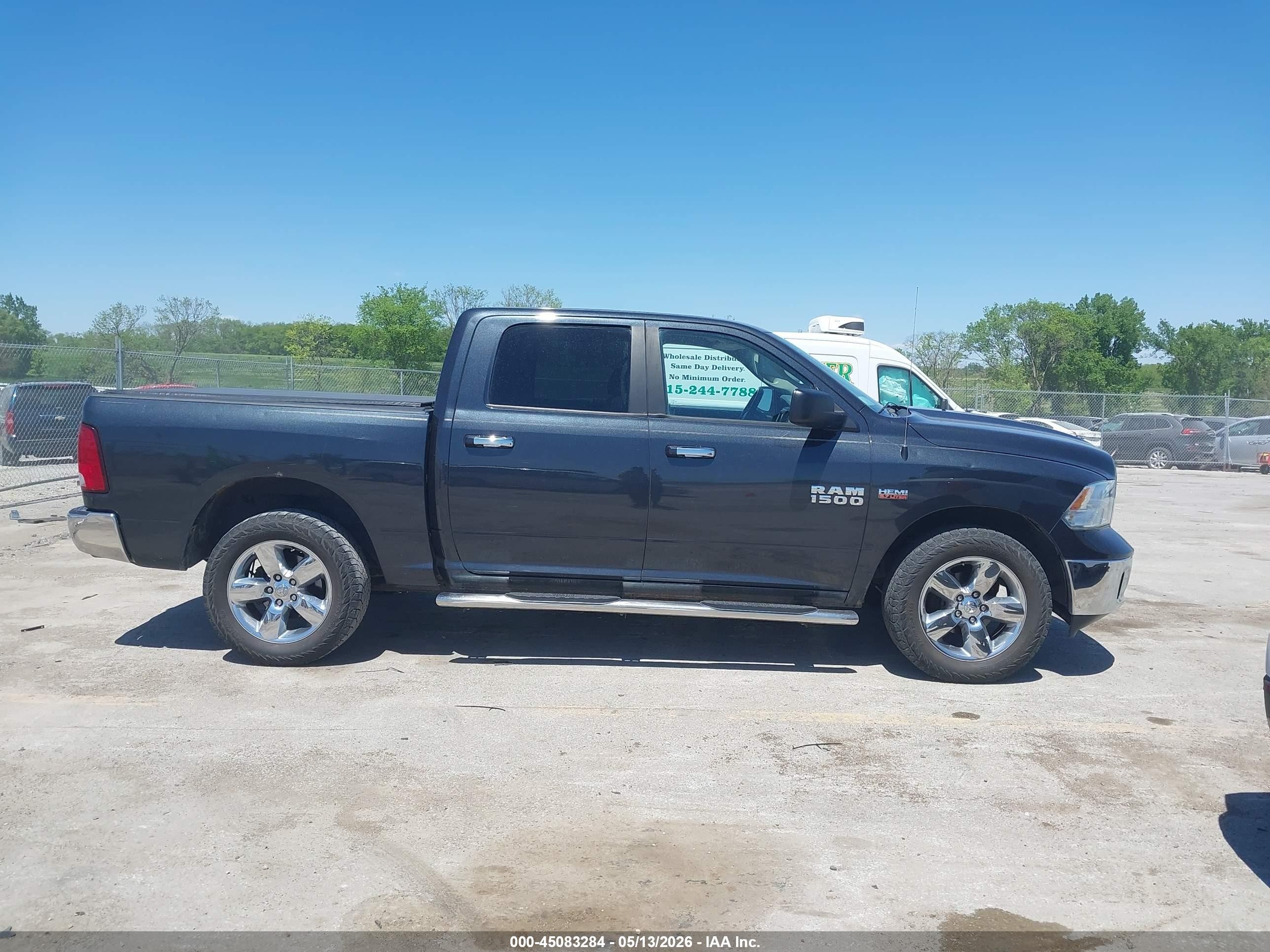 2015 Ram 1500 Big Horn Черный vin: 3C6RR7LT3FG596857