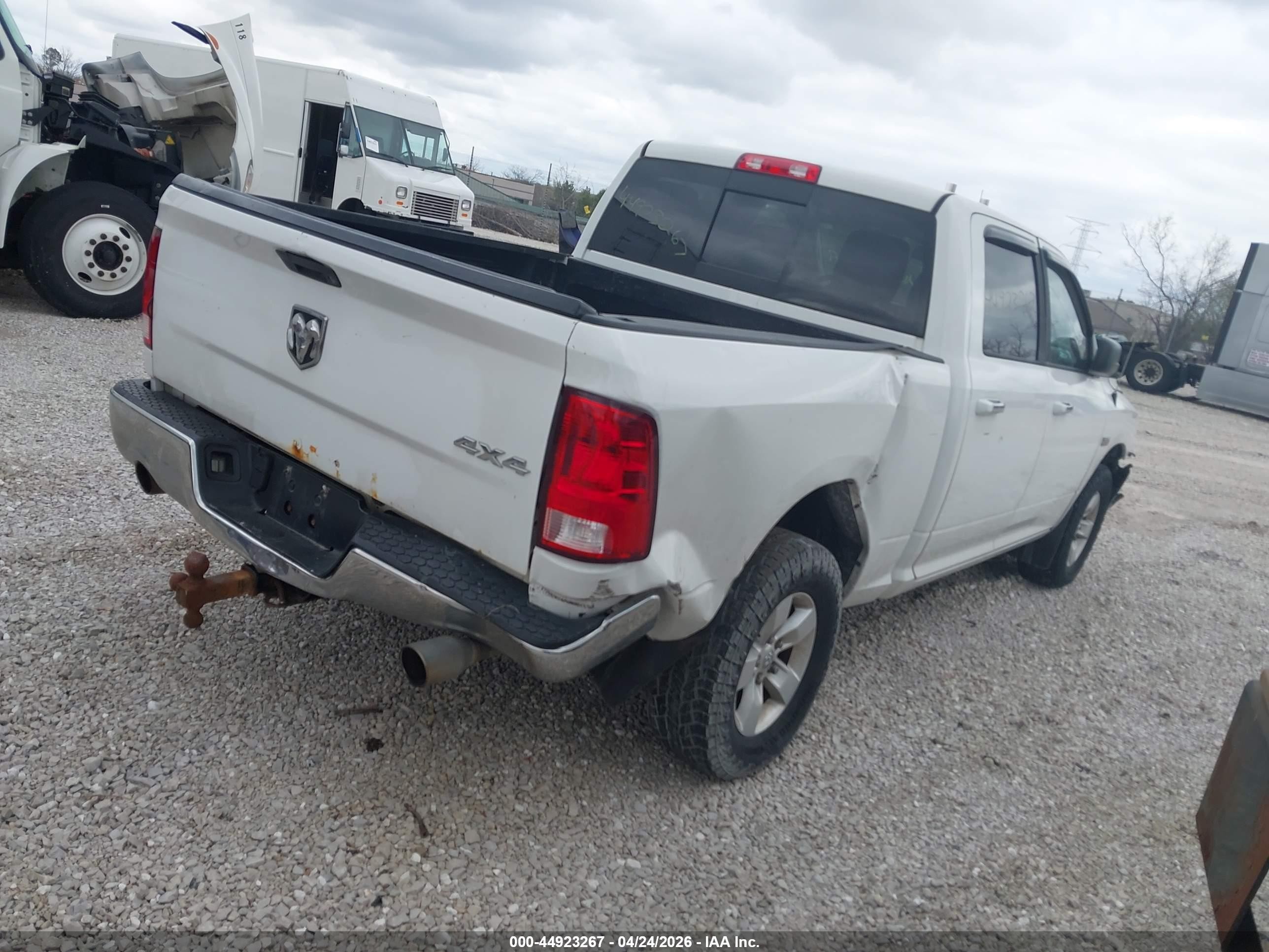 2015 Ram 1500 Big Horn White vin: 3C6RR7LT4FG549787