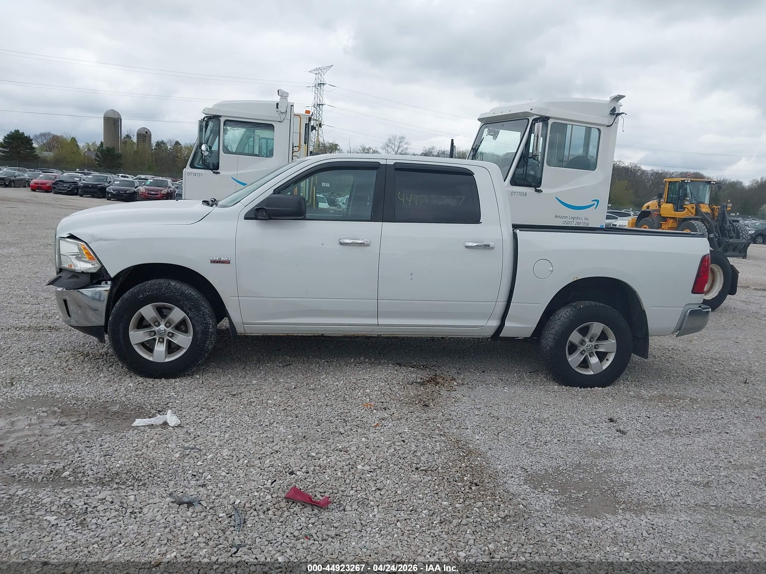 2015 Ram 1500 Big Horn White vin: 3C6RR7LT4FG549787