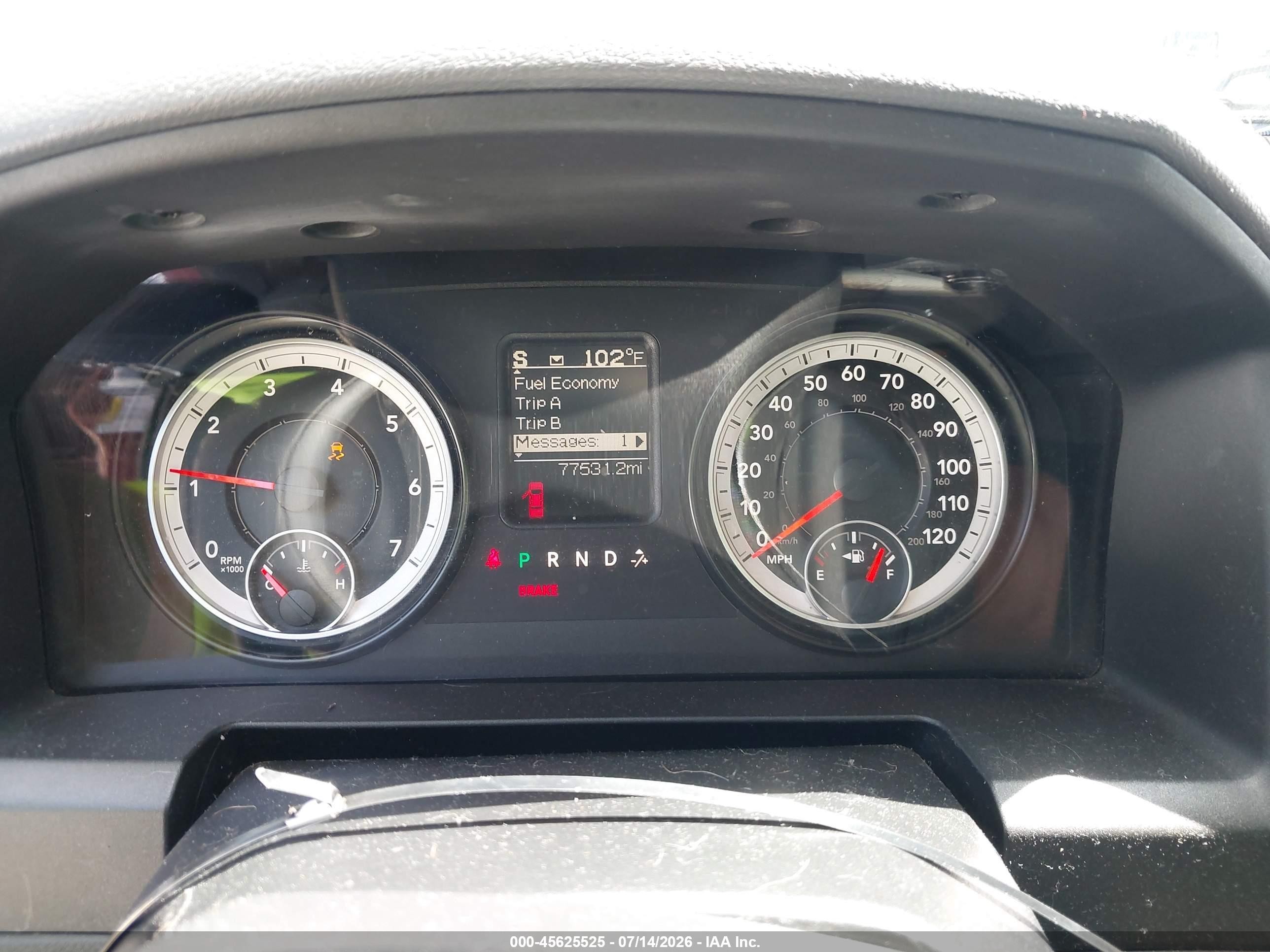 2015 Ram 1500 Big Horn Red vin: 3C6RR7LT4FG709778