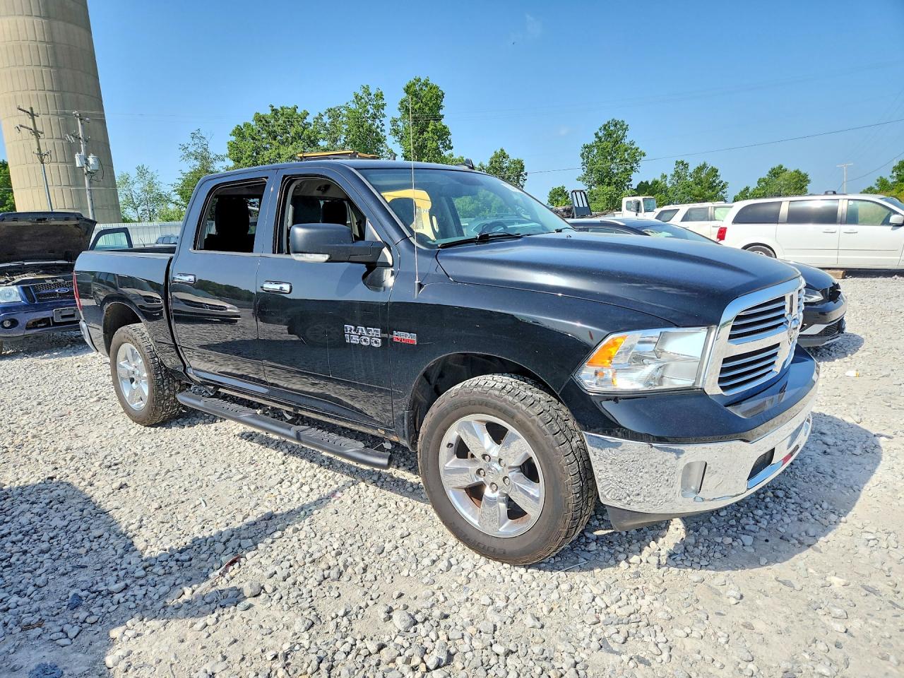 2015 Ram 1500 Slt Black vin: 3C6RR7LT5FG532805