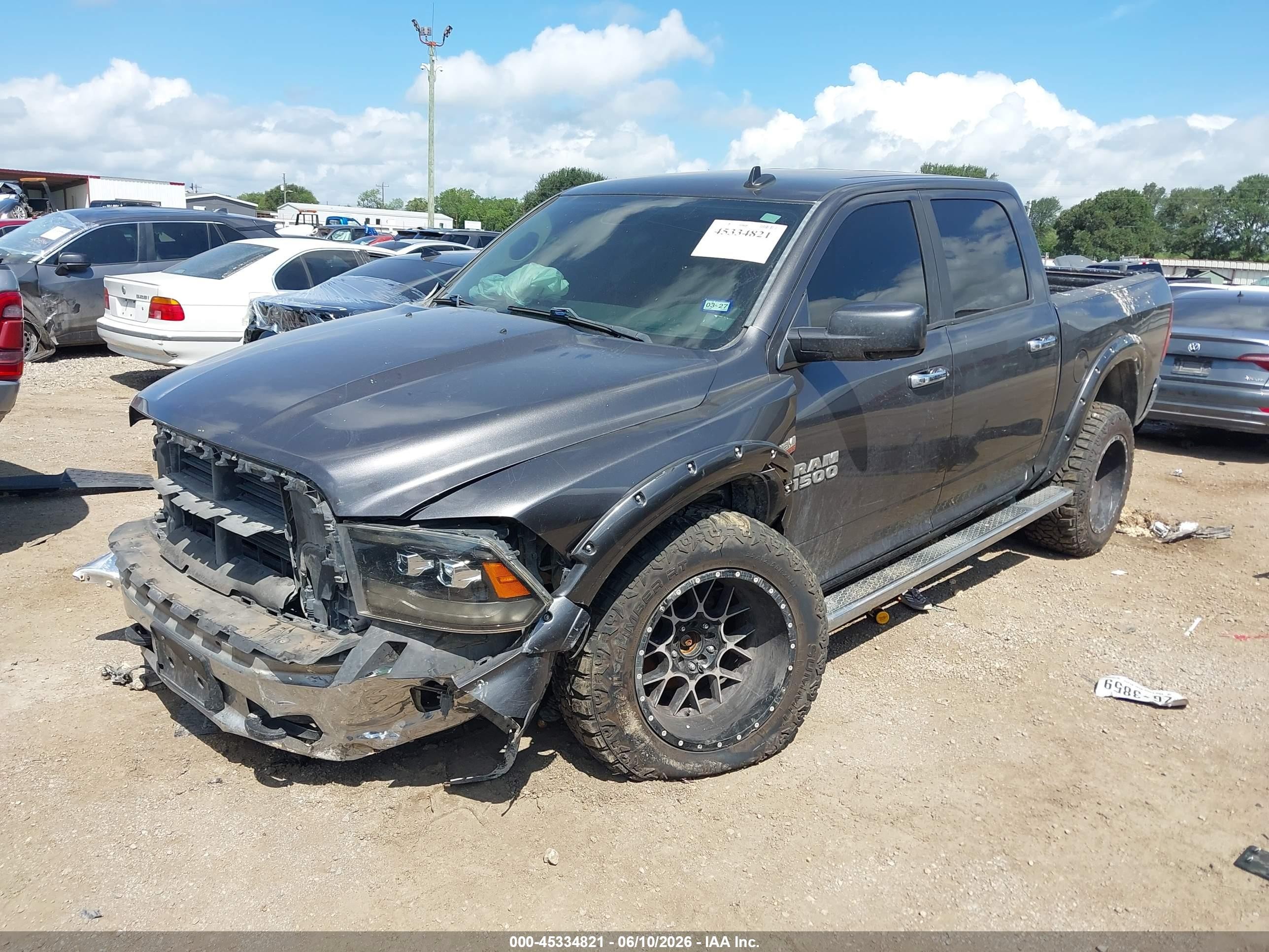 2015 Ram 1500 Big Horn Gray vin: 3C6RR7LT5FG596312