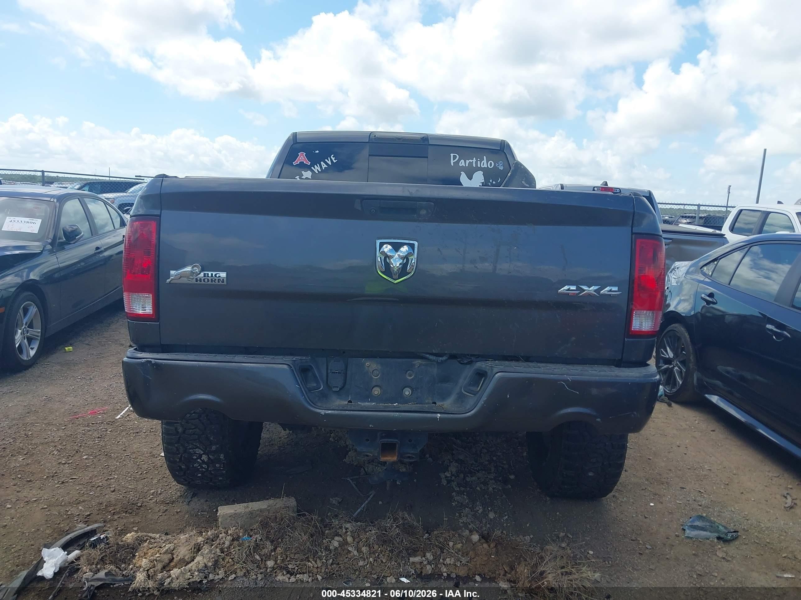 2015 Ram 1500 Big Horn Gray vin: 3C6RR7LT5FG596312