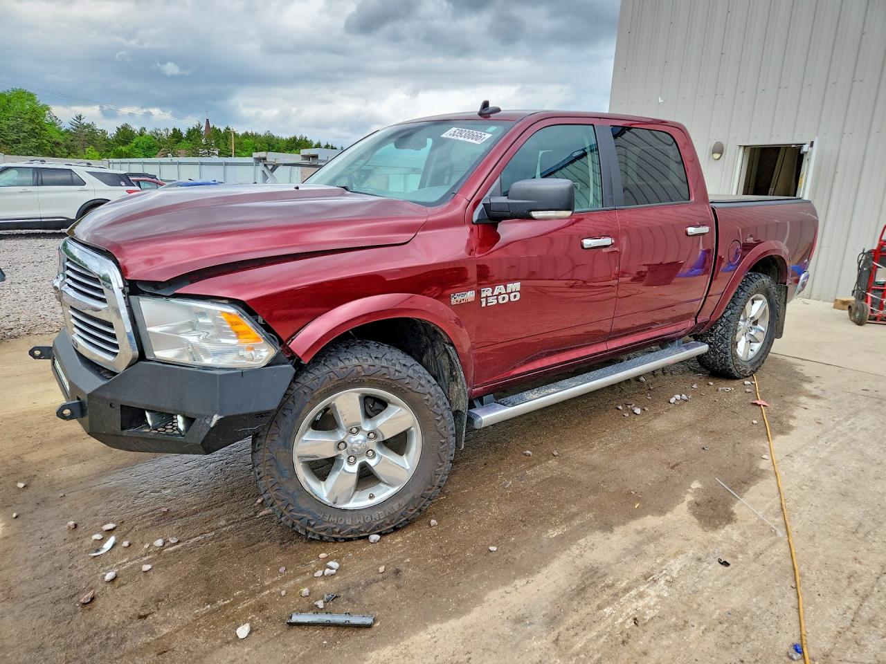 2017 Ram 1500 Slt Red vin: 3C6RR7LT6HG543833