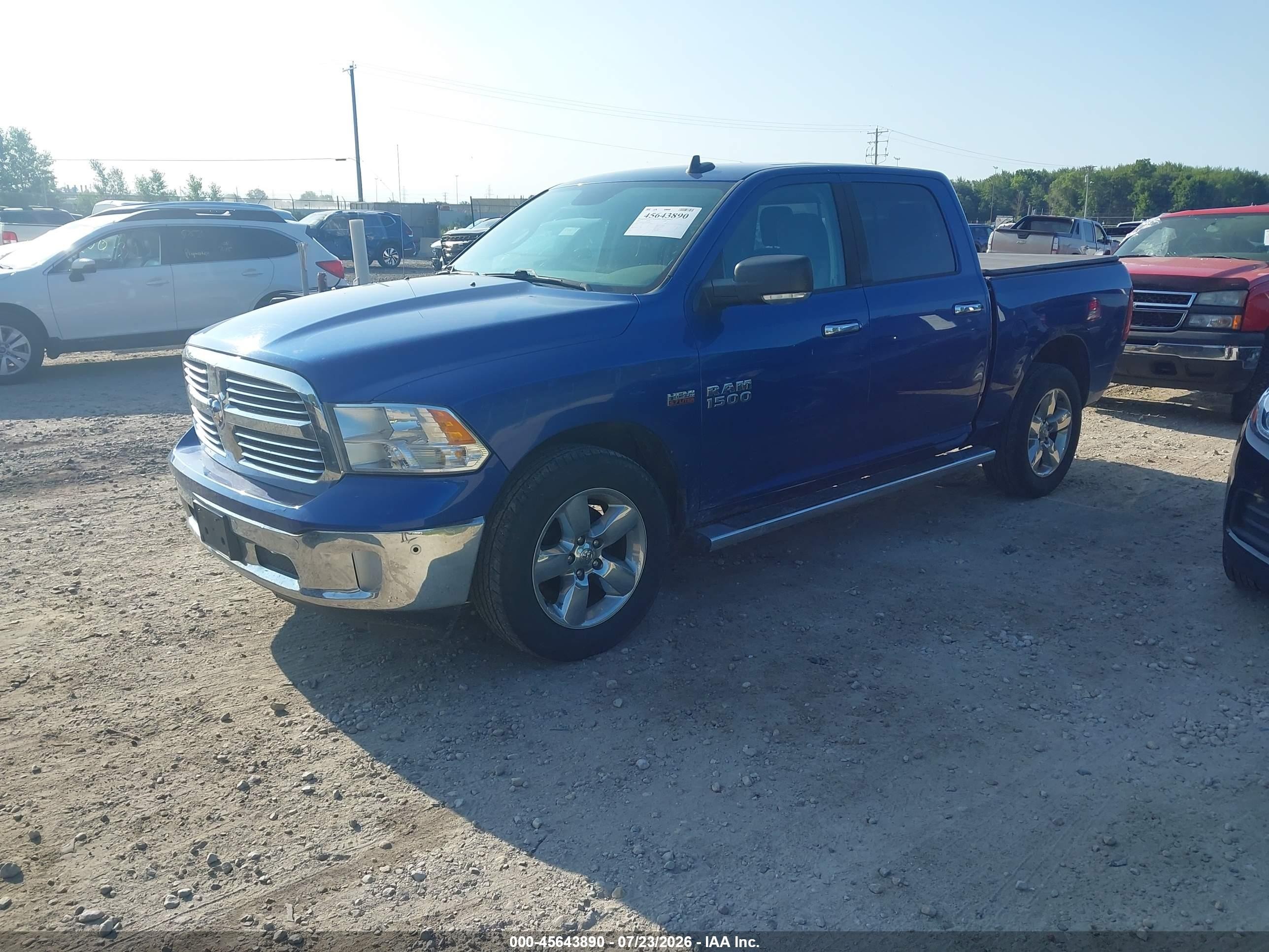 2016 Ram 1500 Big Horn Синий vin: 3C6RR7LT7GG189464