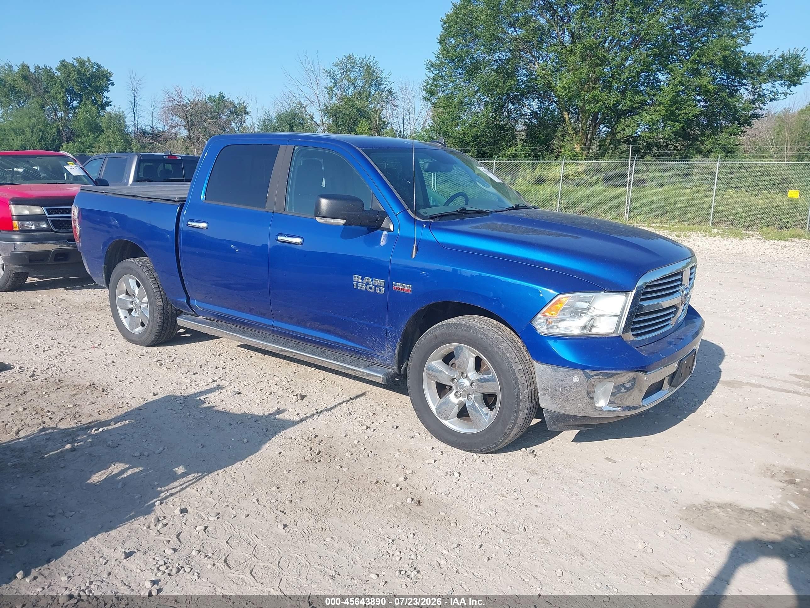 2016 Ram 1500 Big Horn Синий vin: 3C6RR7LT7GG189464