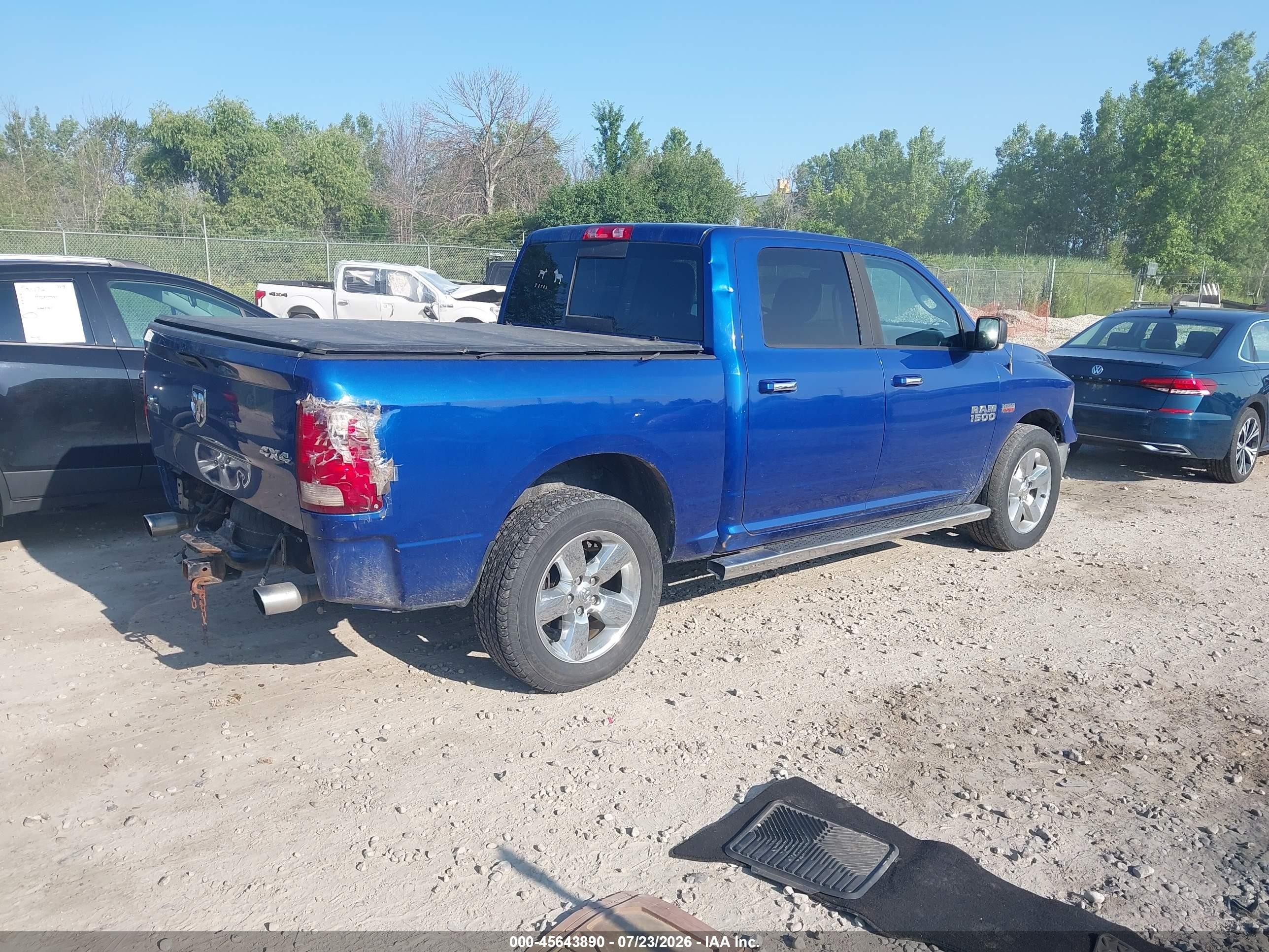 2016 Ram 1500 Big Horn Синий vin: 3C6RR7LT7GG189464