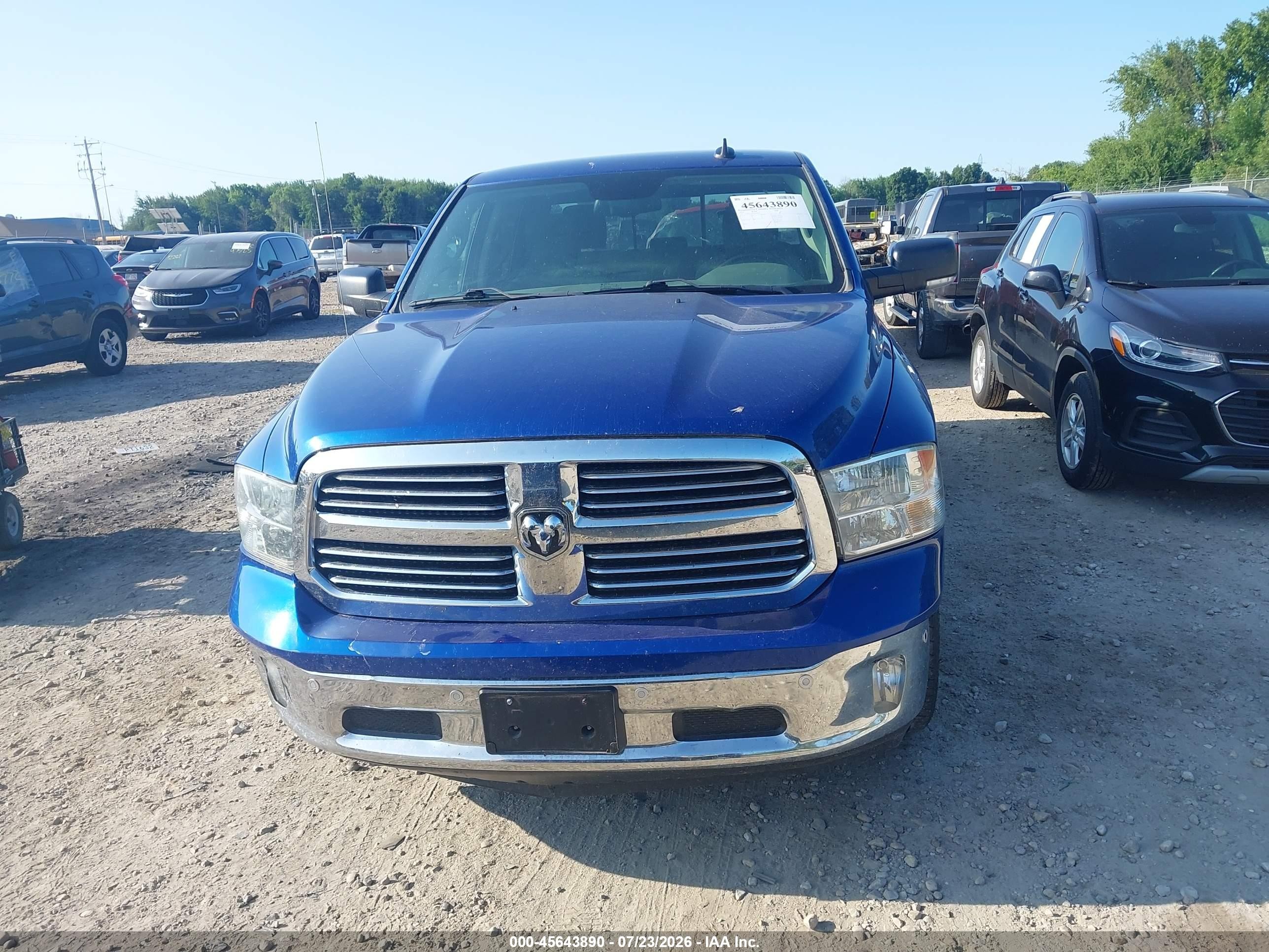2016 Ram 1500 Big Horn Синий vin: 3C6RR7LT7GG189464