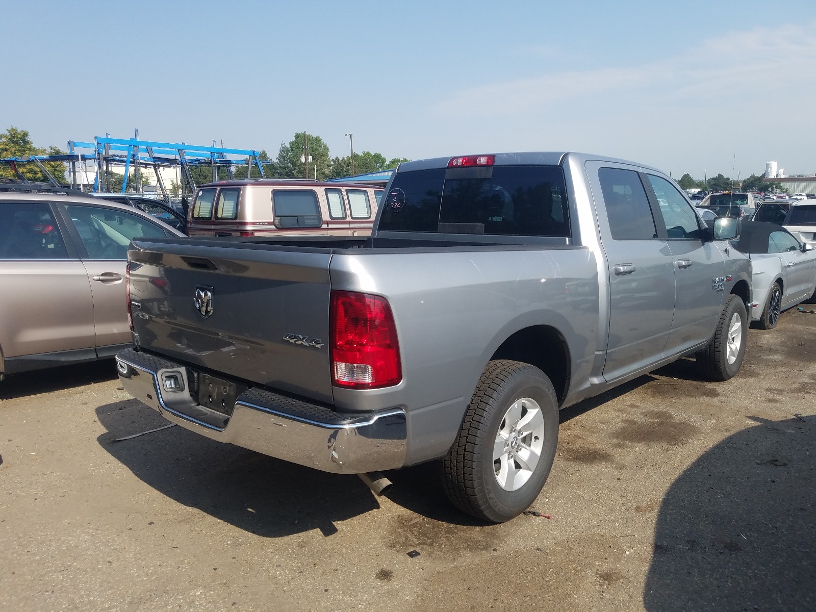 2020 Ram 1500 Classic Warlock Gray vin: 3C6RR7LT7LG157074