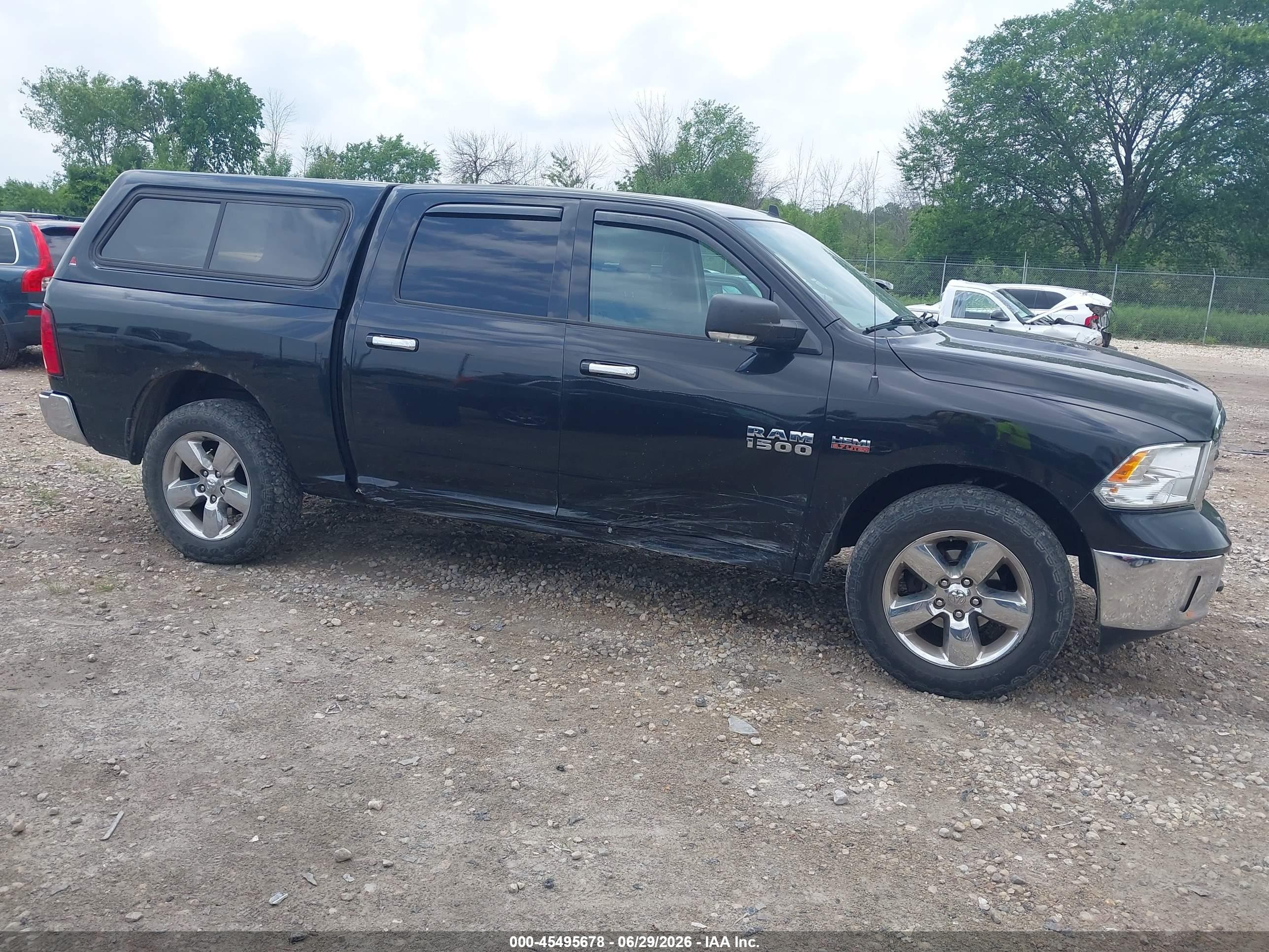 2015 Ram 1500 Big Horn Black vin: 3C6RR7LT8FG598555
