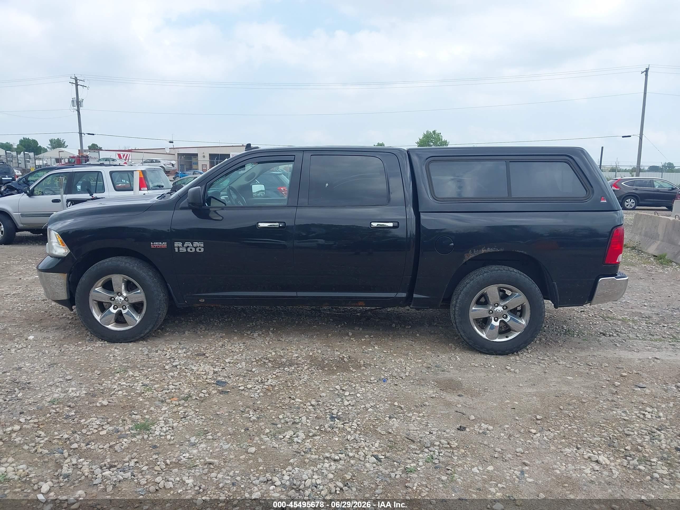 2015 Ram 1500 Big Horn Black vin: 3C6RR7LT8FG598555