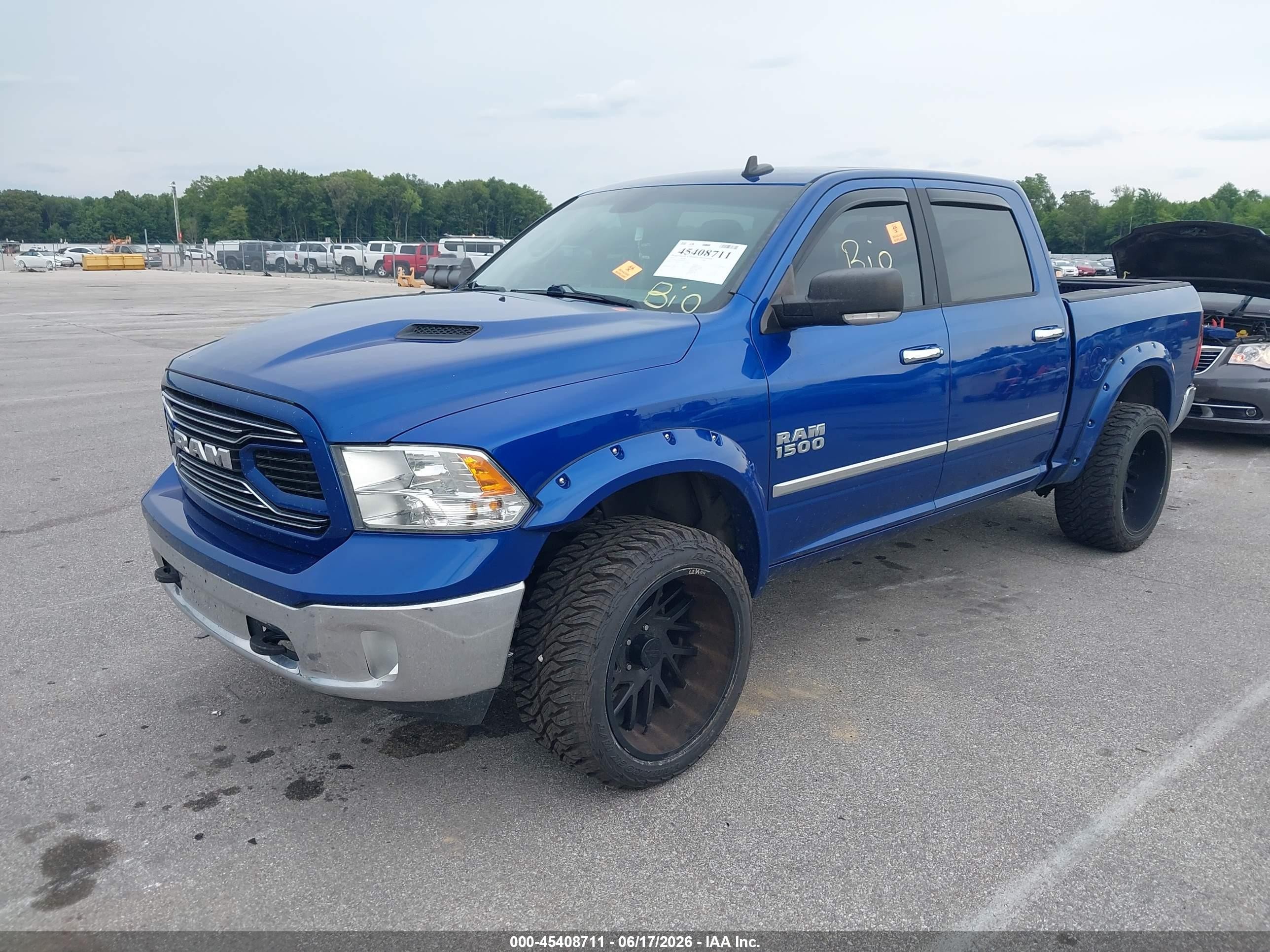 2015 Ram 1500 Big Horn Blue vin: 3C6RR7LT8FG654428