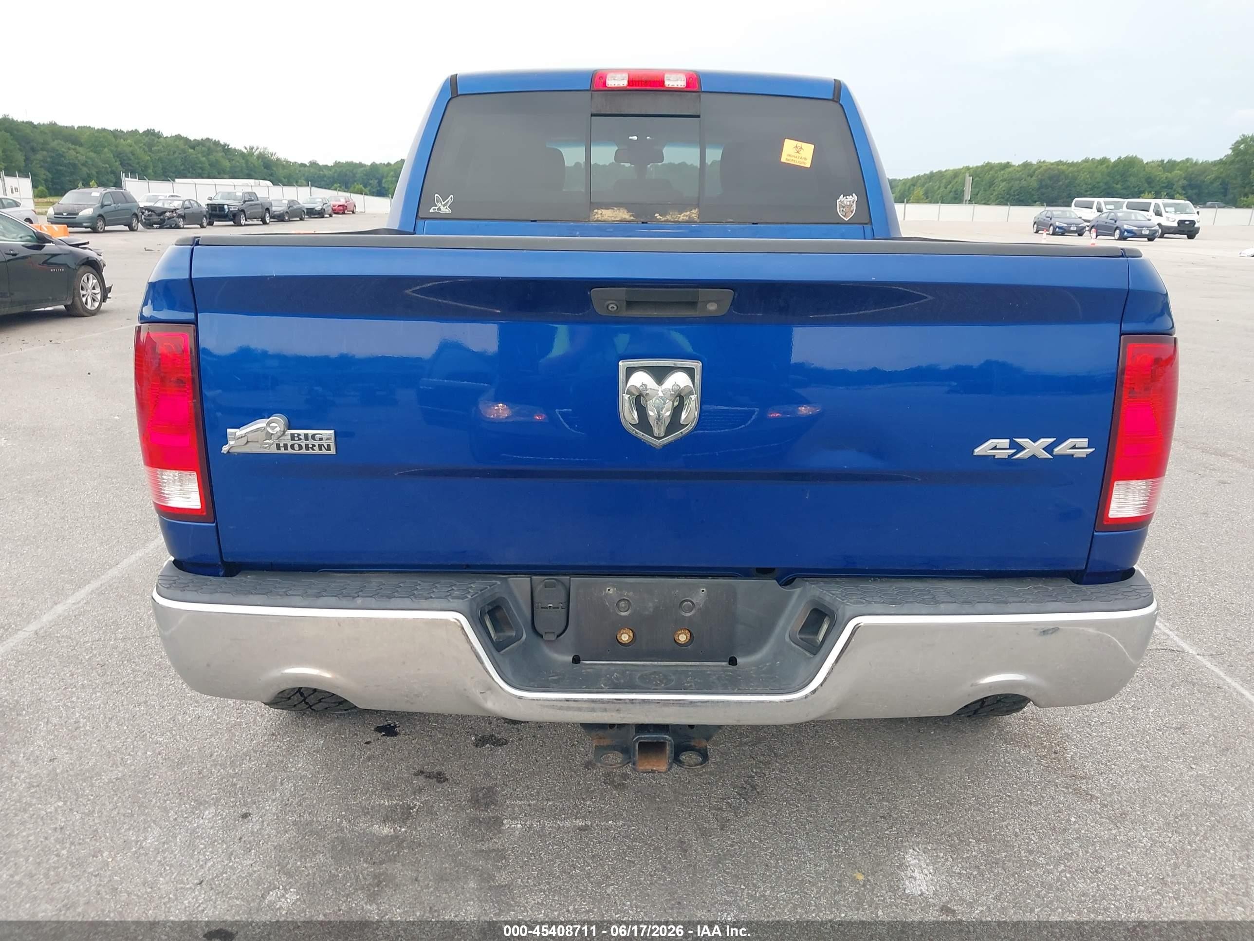 2015 Ram 1500 Big Horn Blue vin: 3C6RR7LT8FG654428