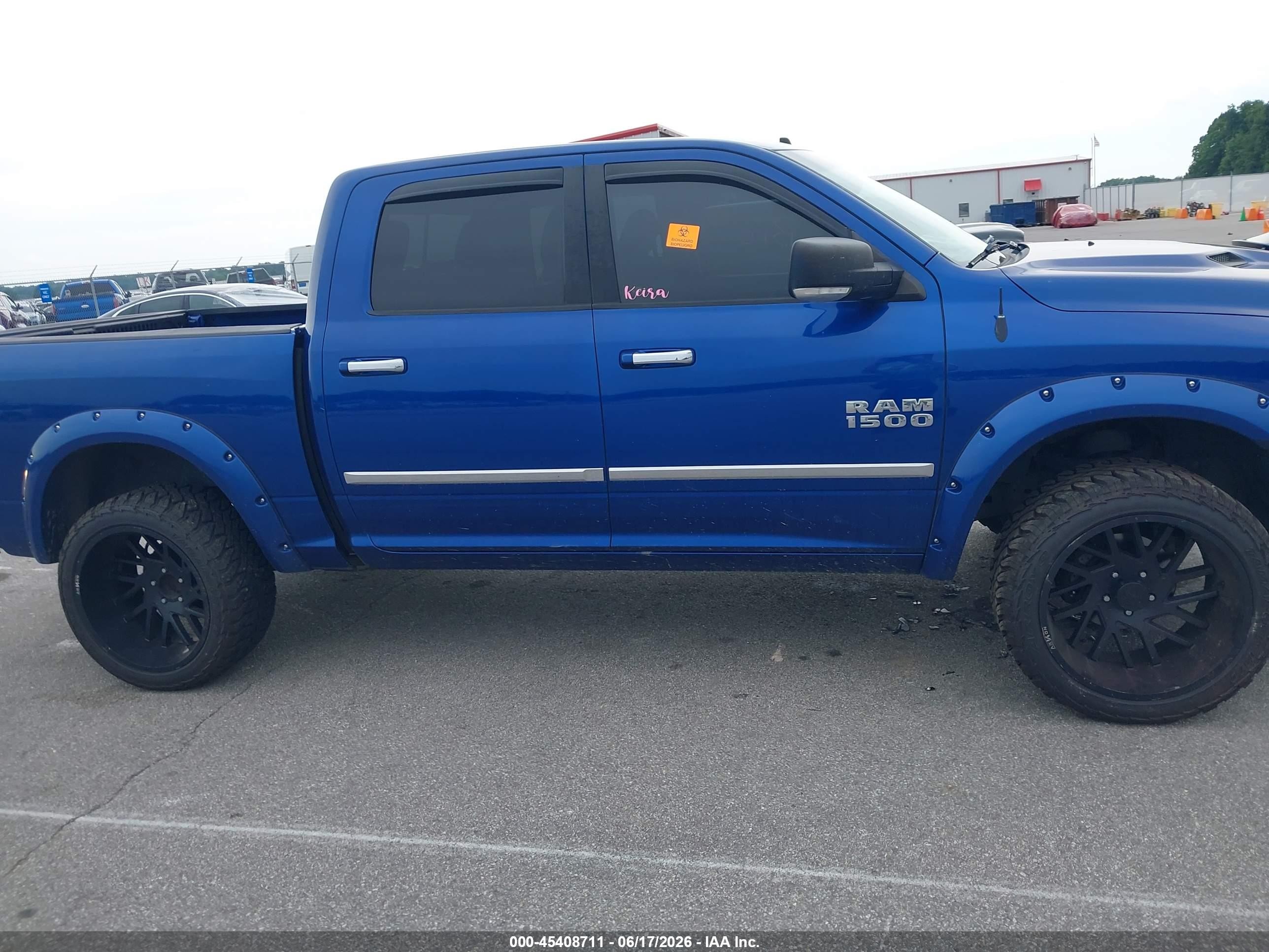 2015 Ram 1500 Big Horn Blue vin: 3C6RR7LT8FG654428