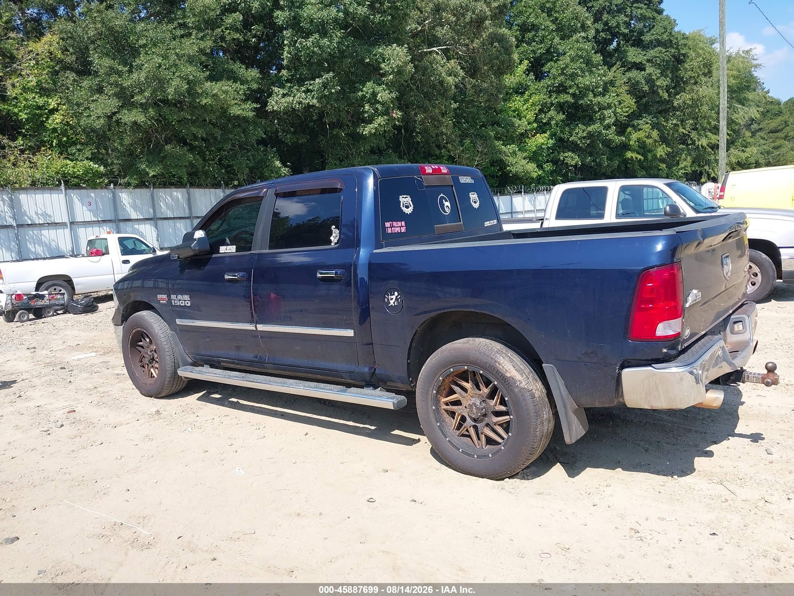 2016 Ram 1500 Big Horn Blue vin: 3C6RR7LT8GG338514