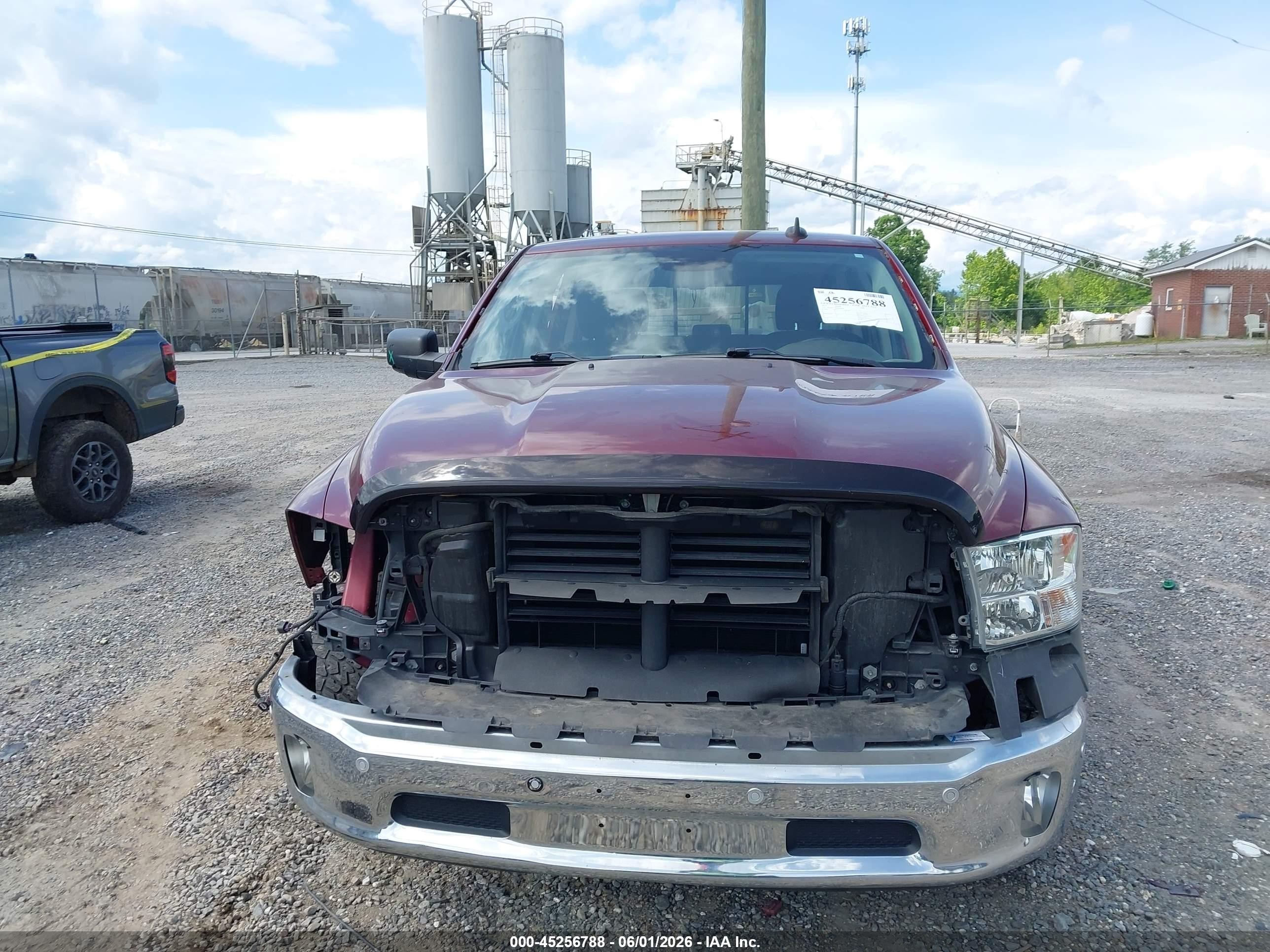 2017 Ram 1500 Big Horn  4x4 5'7 Box Burgundy vin: 3C6RR7LT8HG688405