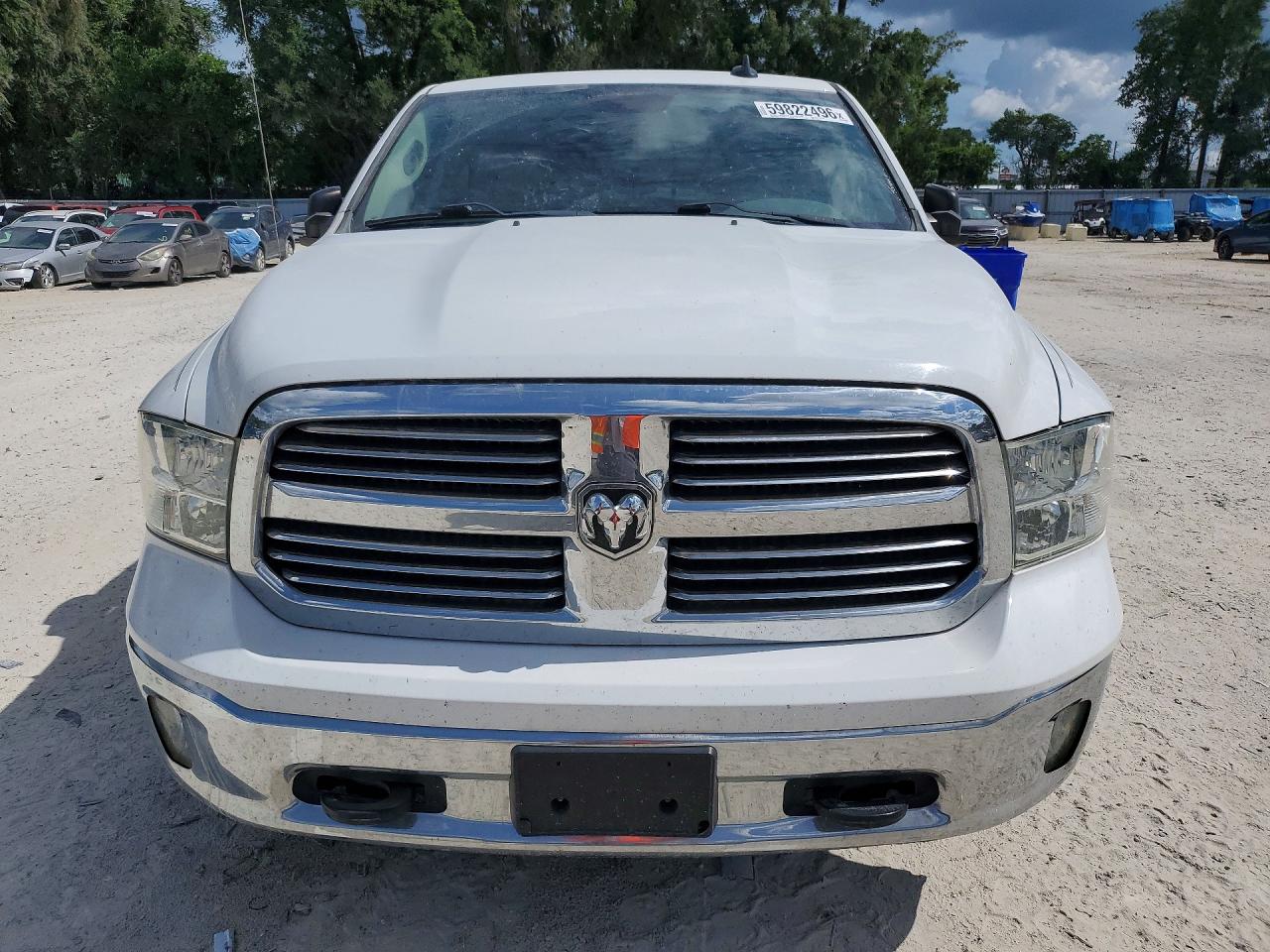 2015 Ram 1500 Slt White vin: 3C6RR7LTXFG711664